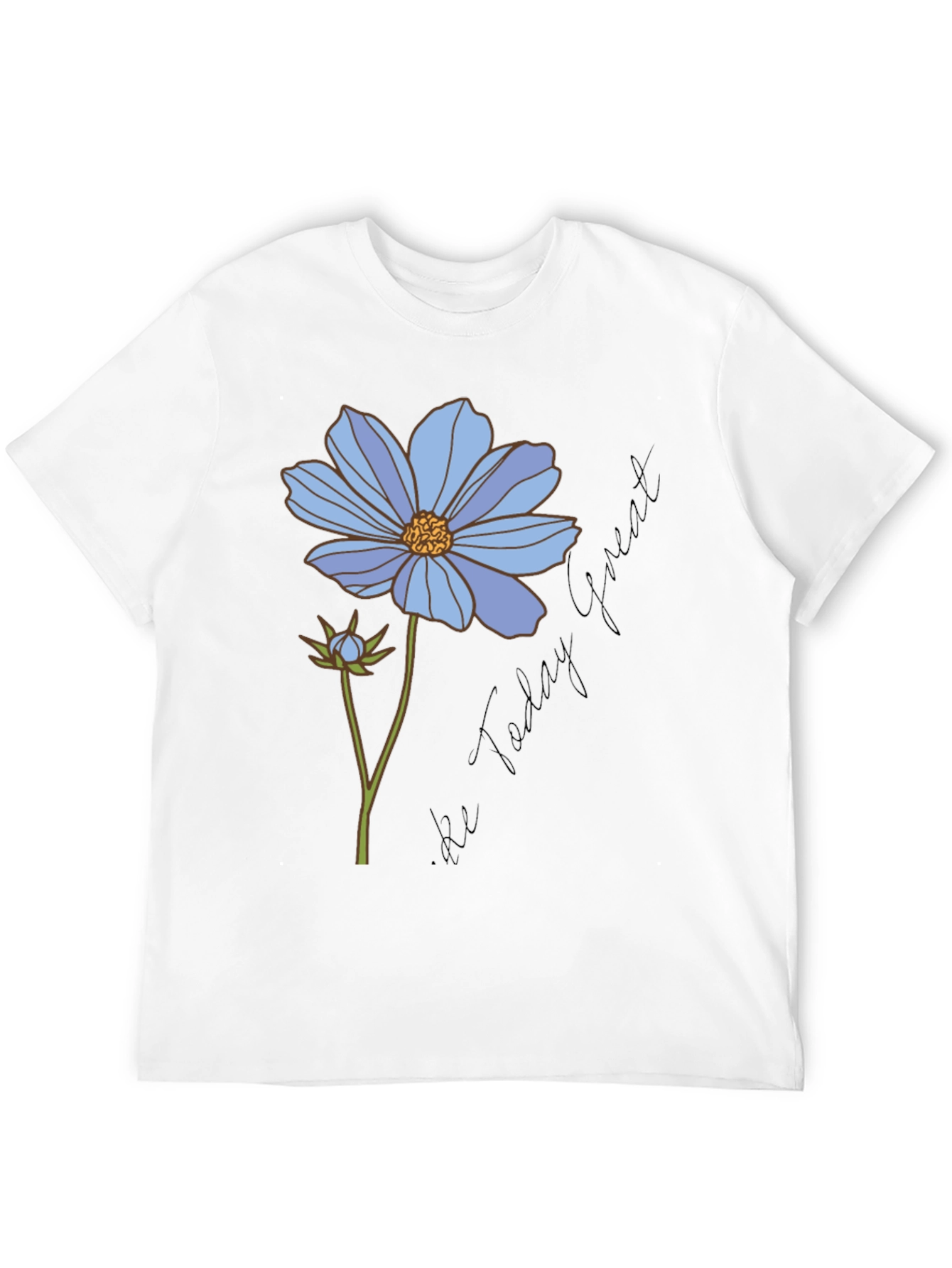 Floral Graphic T-Shirt - Be Today Great