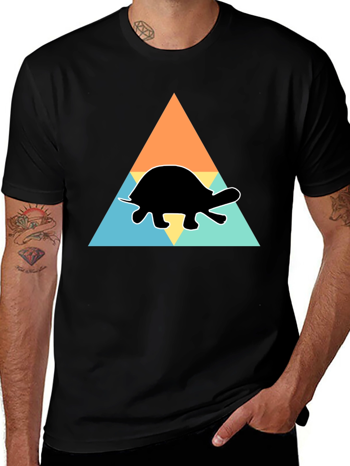 Turtle Graphic Tee: Retro Style Shirt