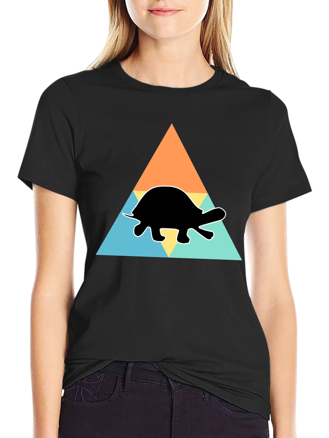 Turtle Graphic Tee: Retro Style Shirt
