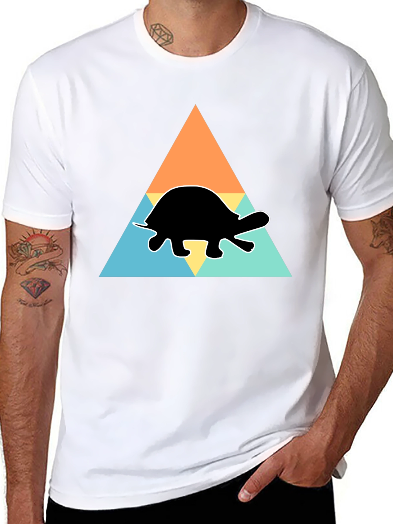 Turtle Graphic Tee: Retro Style Shirt
