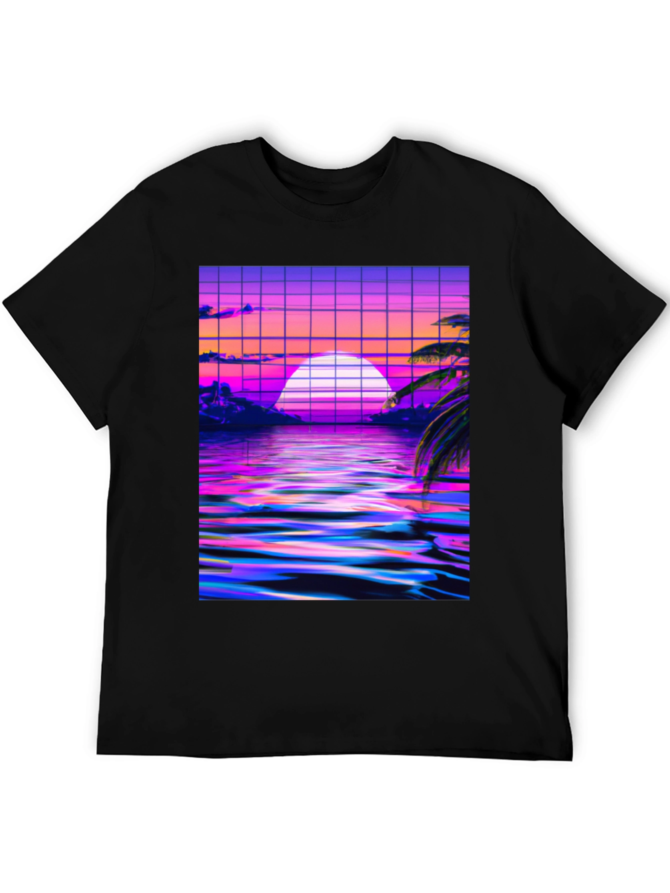 Vaporwave Sunset Graphic Tee