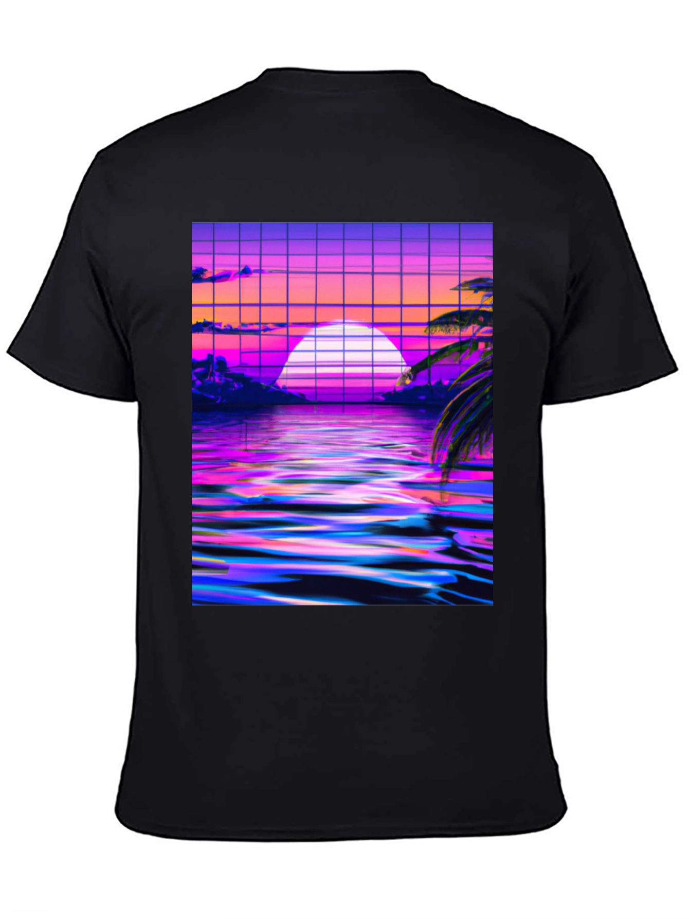 Vaporwave Sunset Graphic Tee