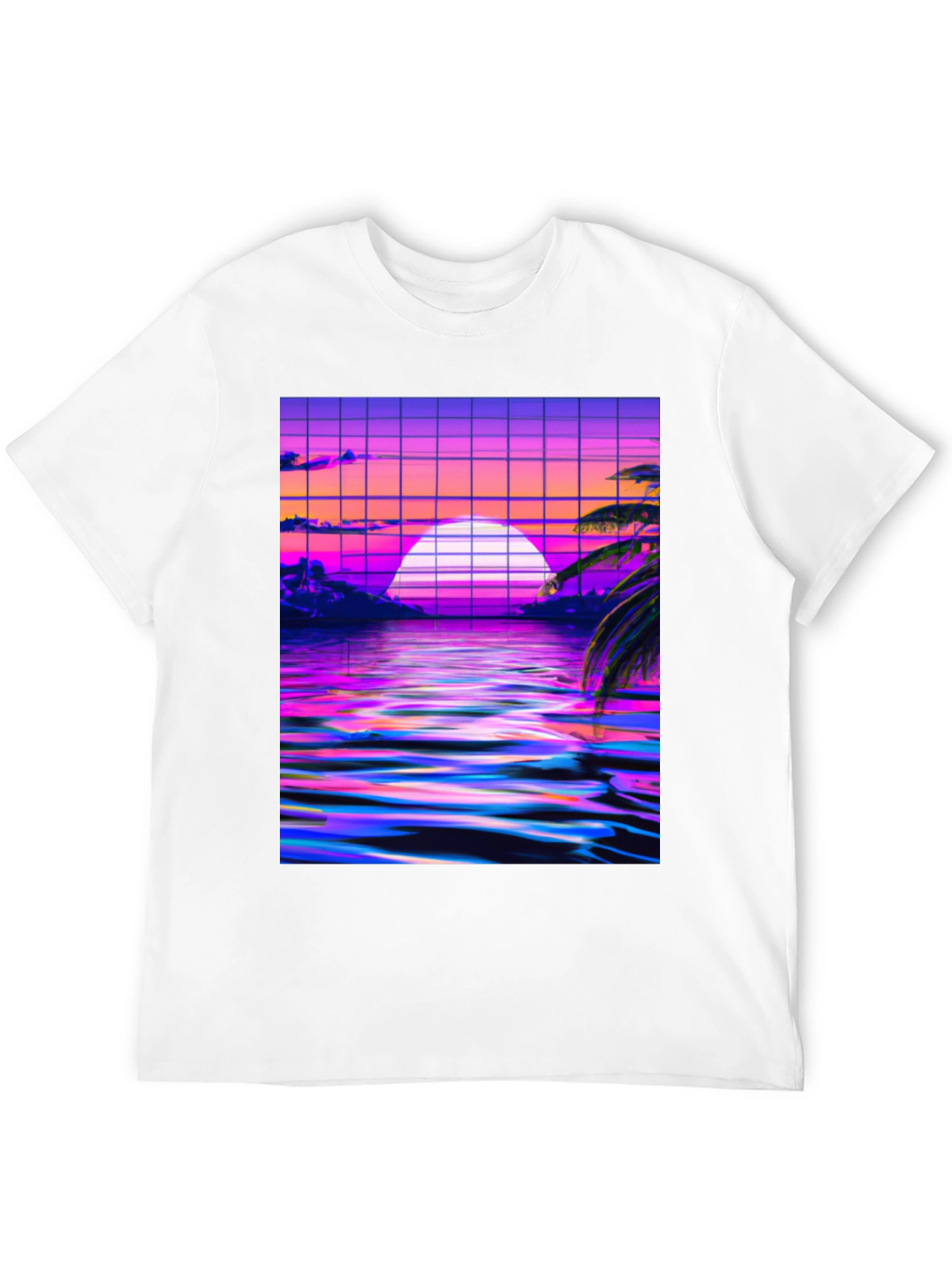 Vaporwave Sunset Graphic Tee