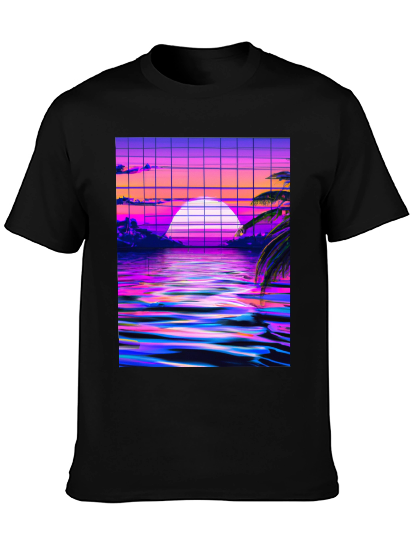 Vaporwave Sunset Graphic Tee