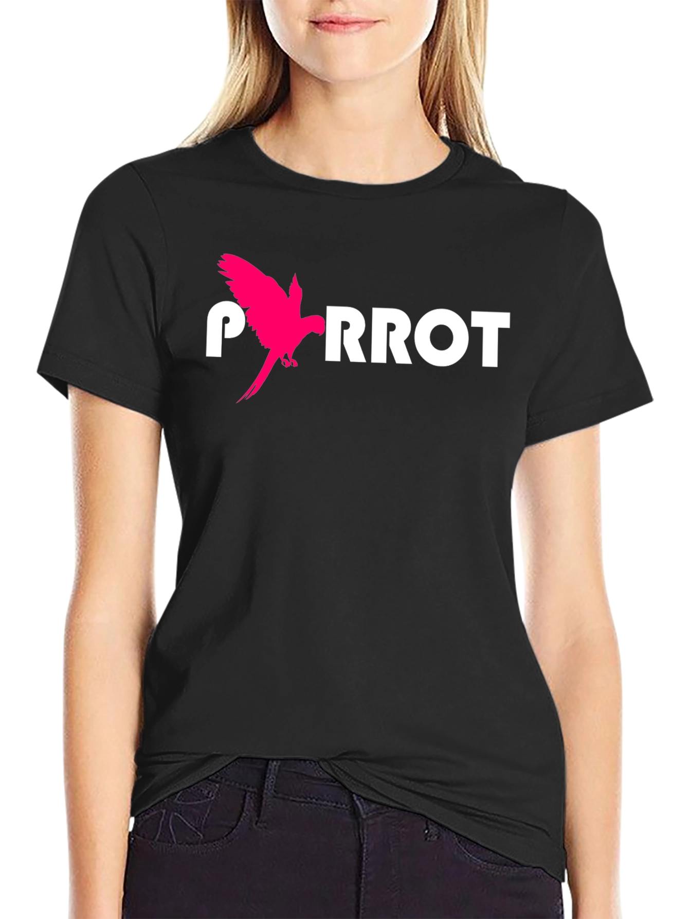 Parrot Graphic Tee - Cool Animal Design T-Shirt