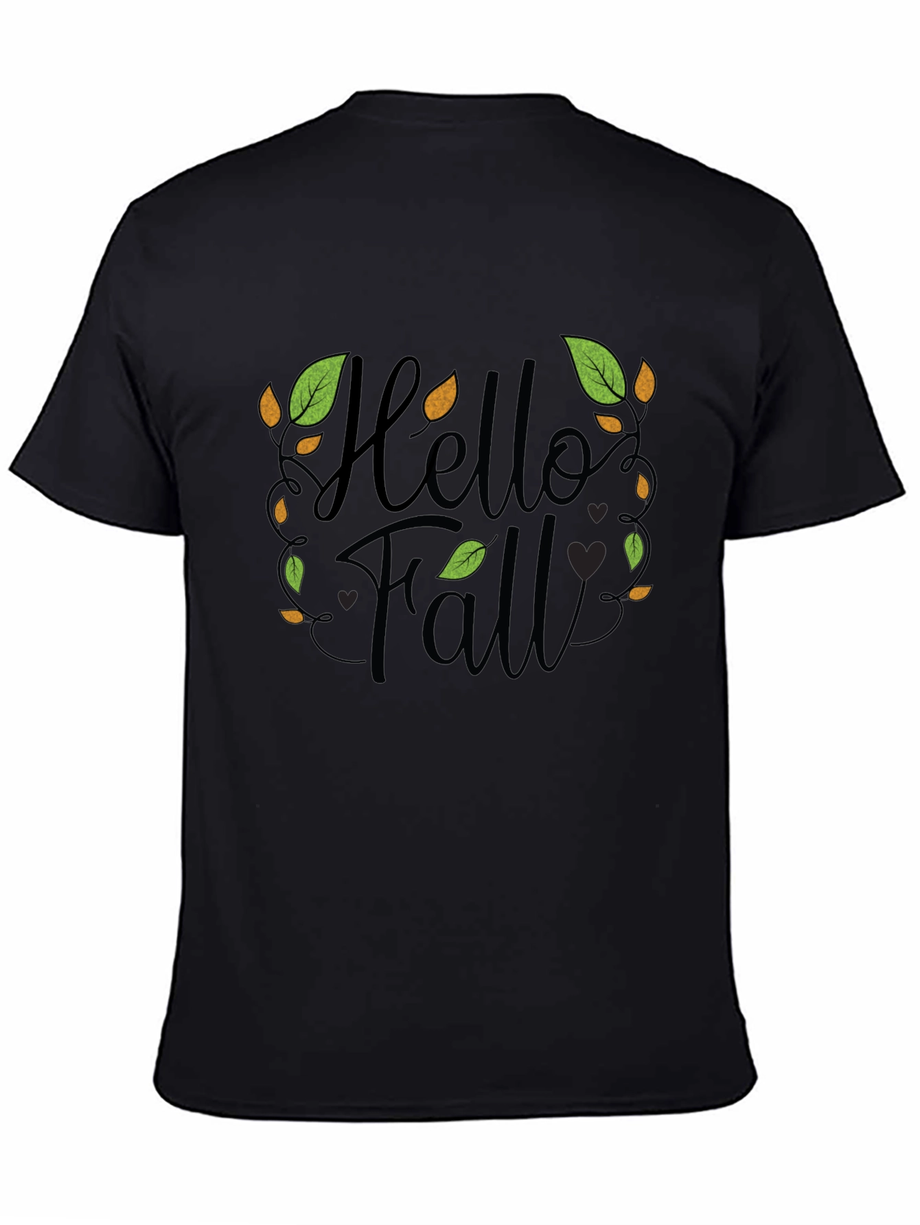 Hello Fall Graphic Print T-Shirt