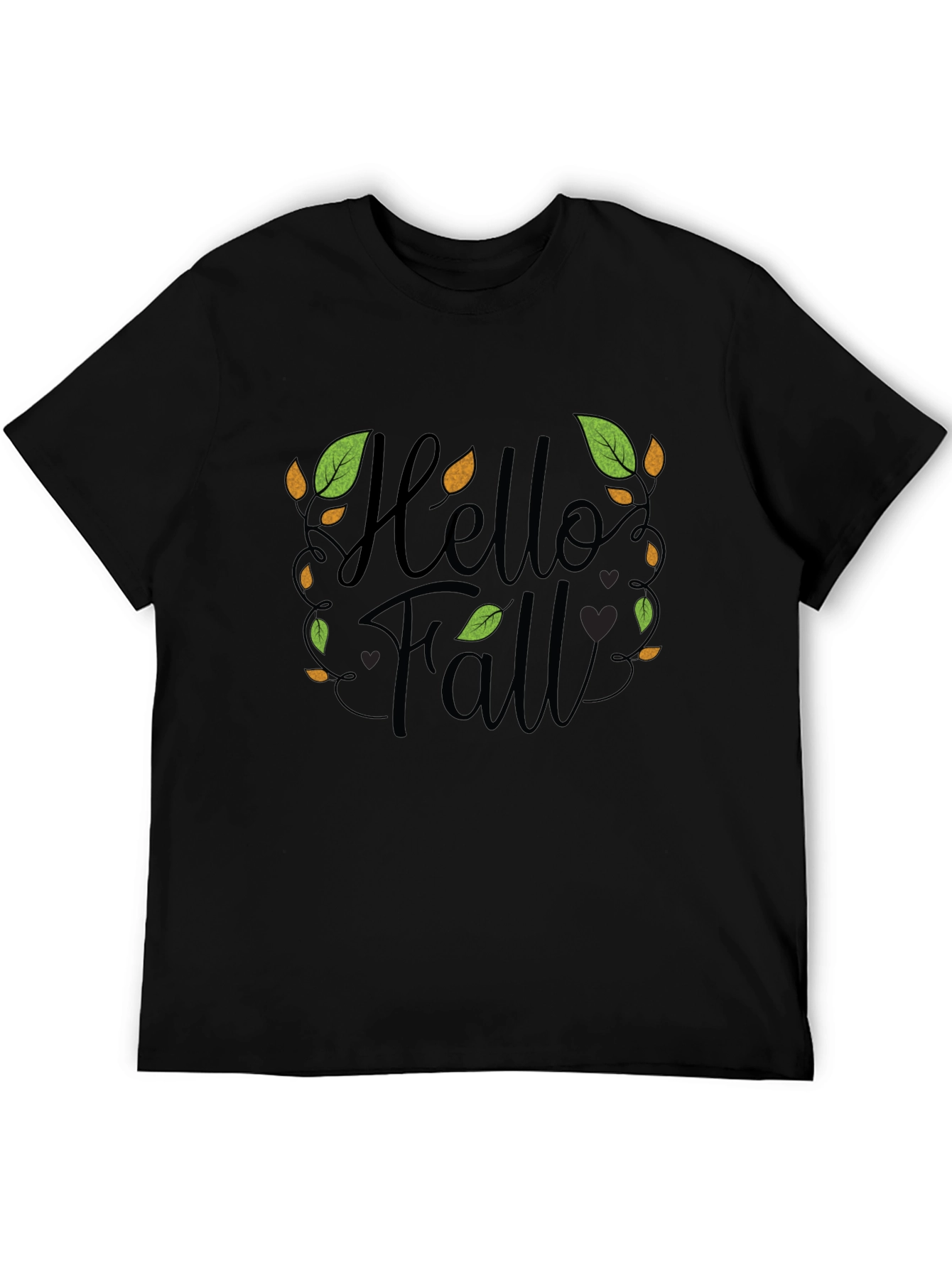 Hello Fall Graphic Print T-Shirt