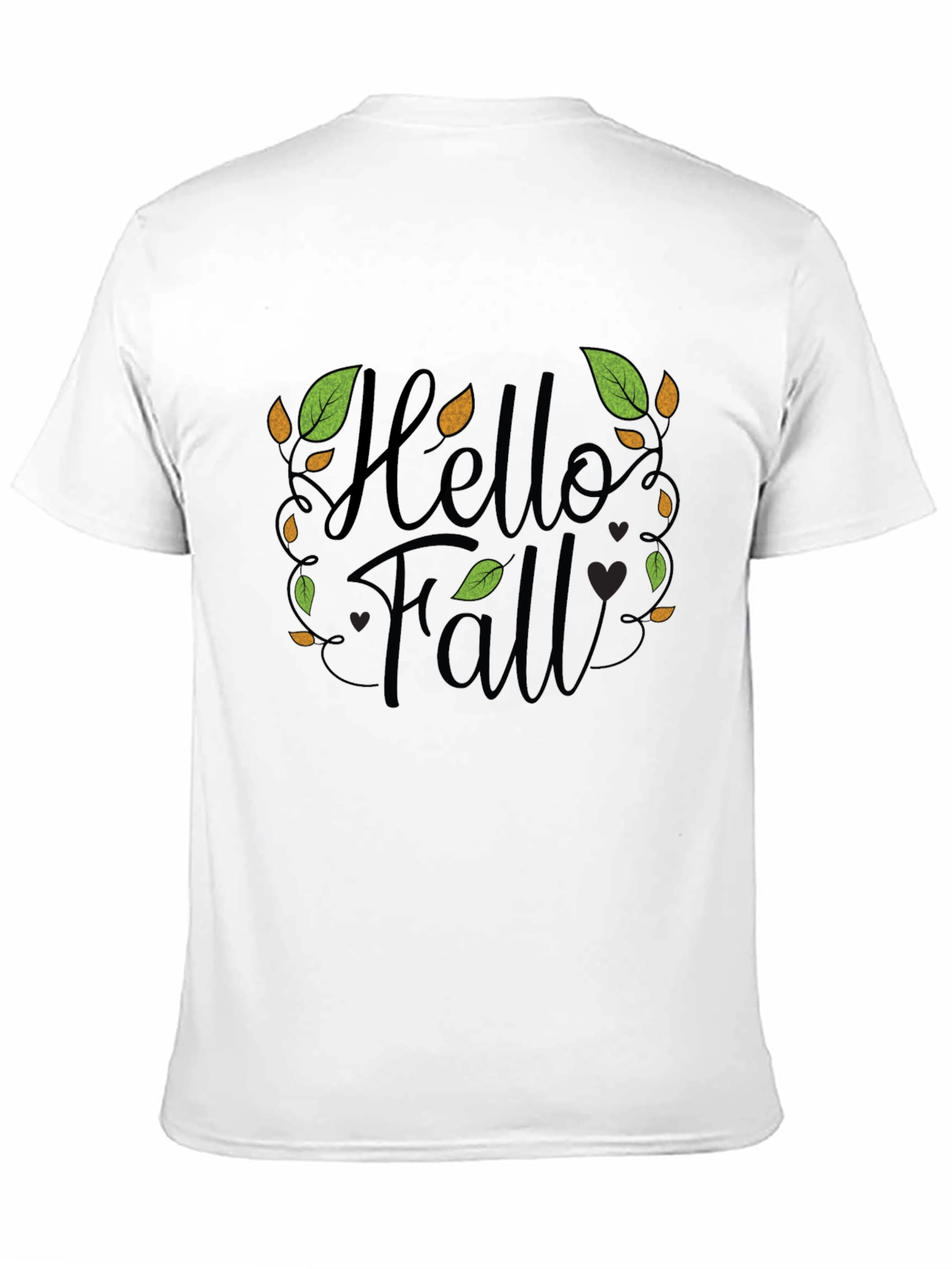 Hello Fall Graphic Print T-Shirt