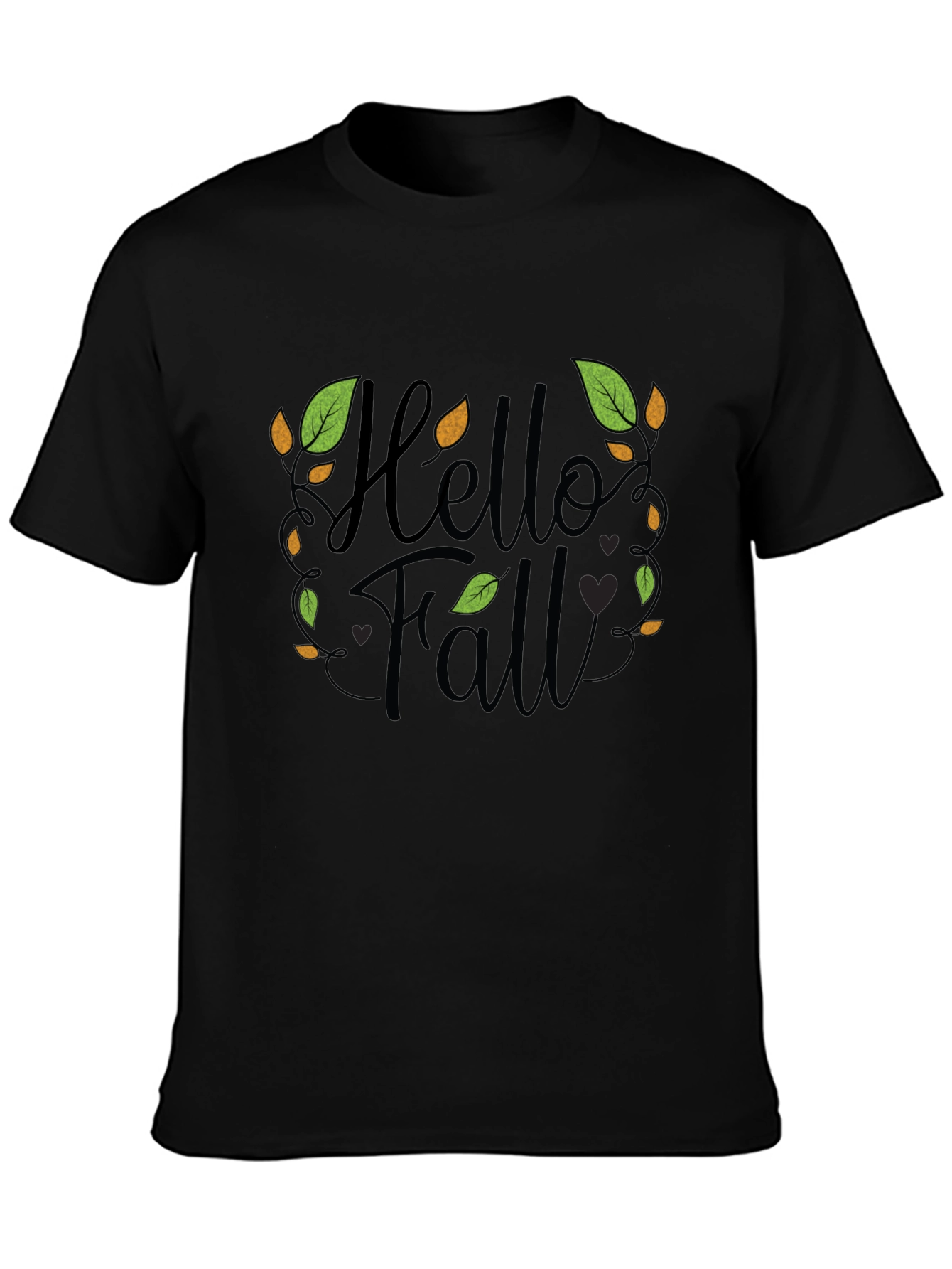 Hello Fall Graphic Print T-Shirt