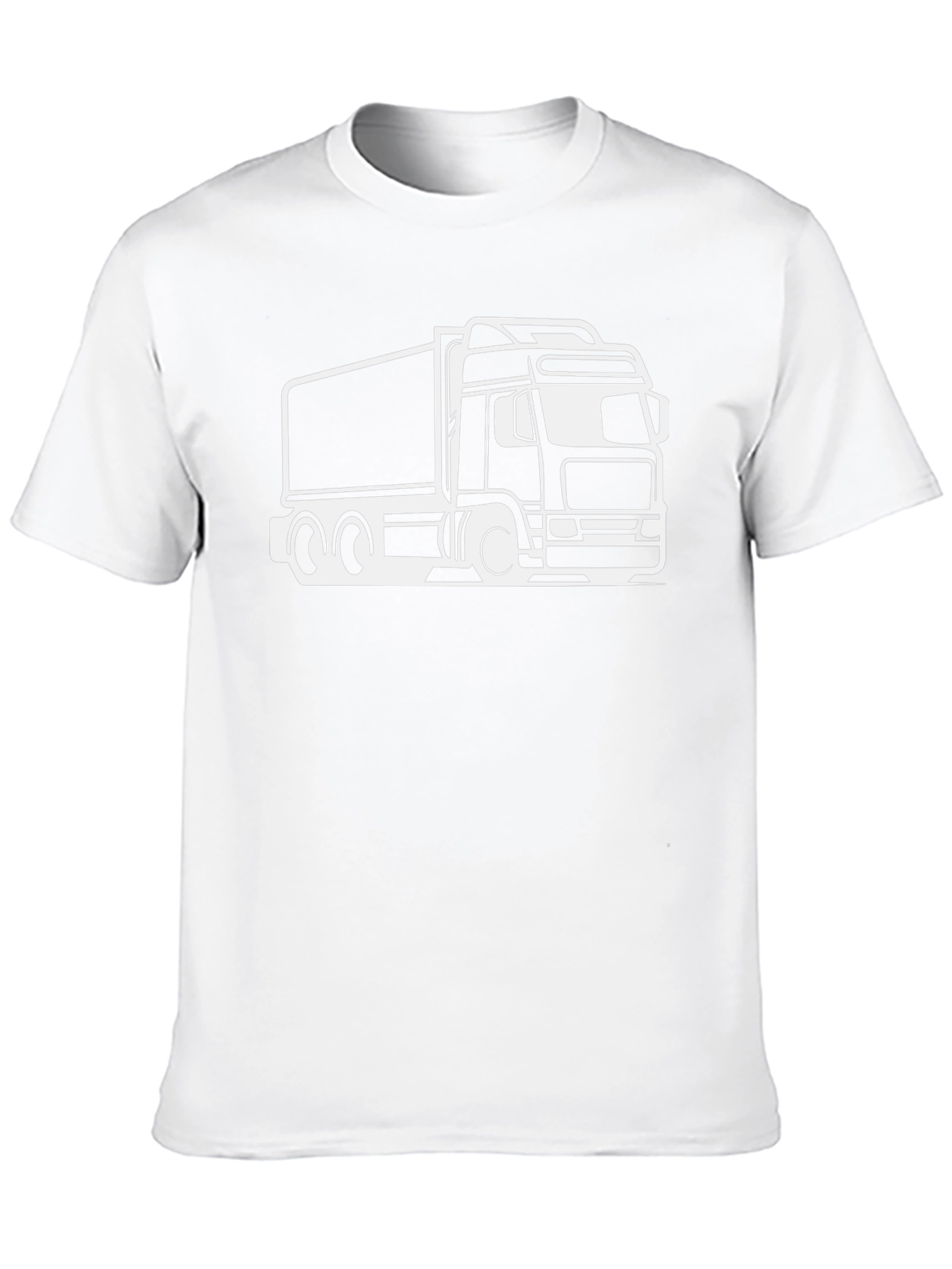 Truck Graphic Tee - Black Cotton Blend