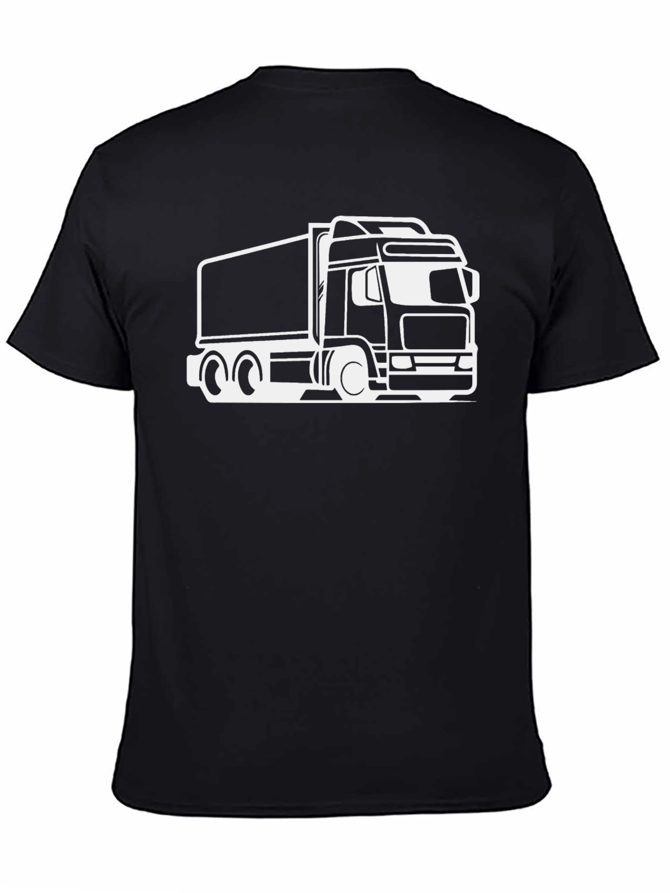Truck Graphic Tee - Black Cotton Blend