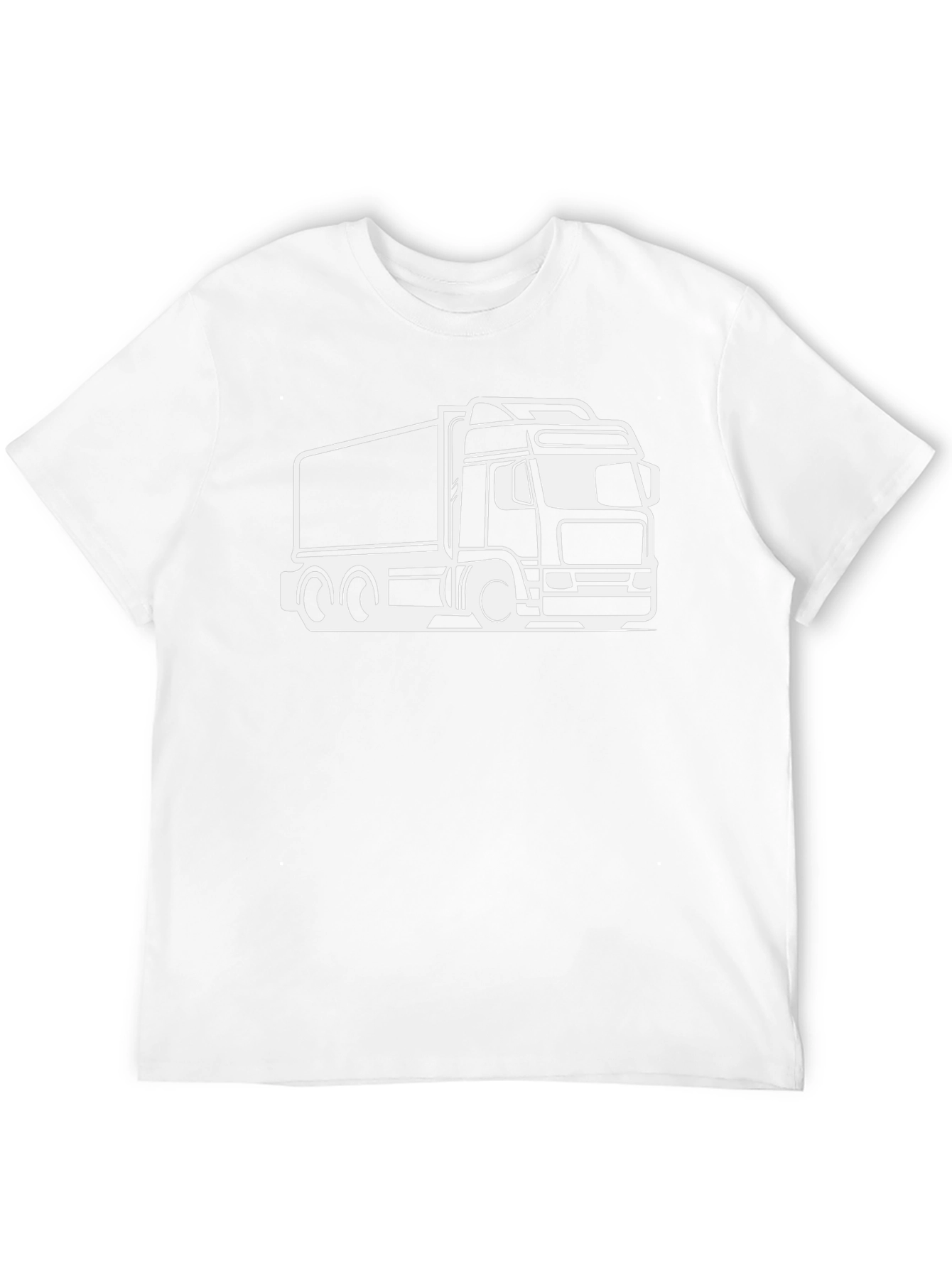 Truck Graphic Tee - Black Cotton Blend