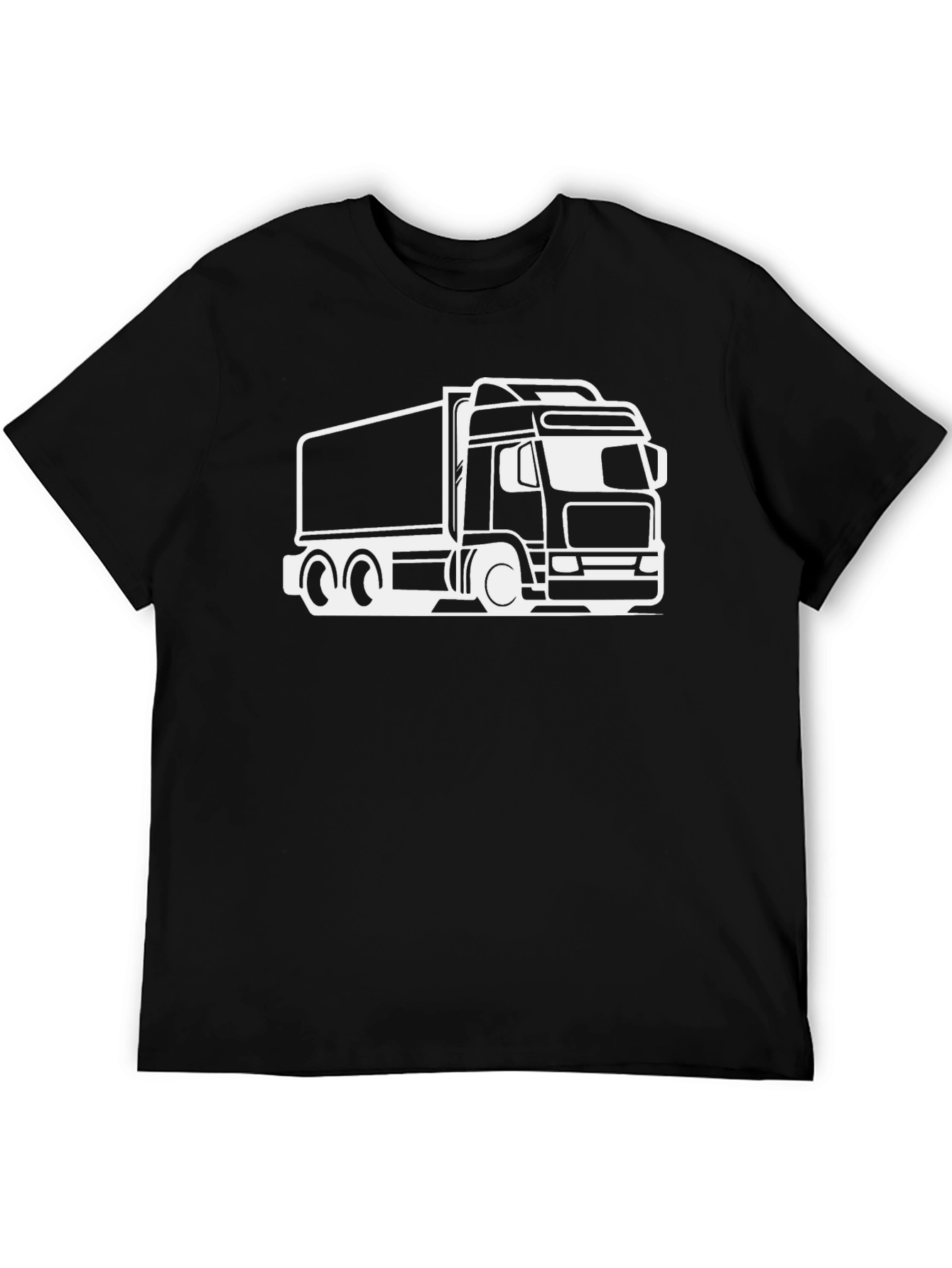 Truck Graphic Tee - Black Cotton Blend