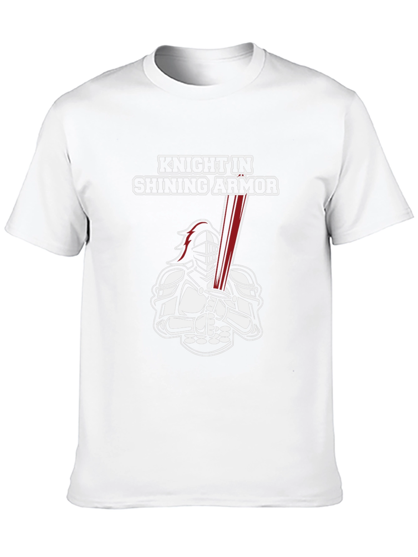 Knight in Shining Armor Graphic Tee - Black