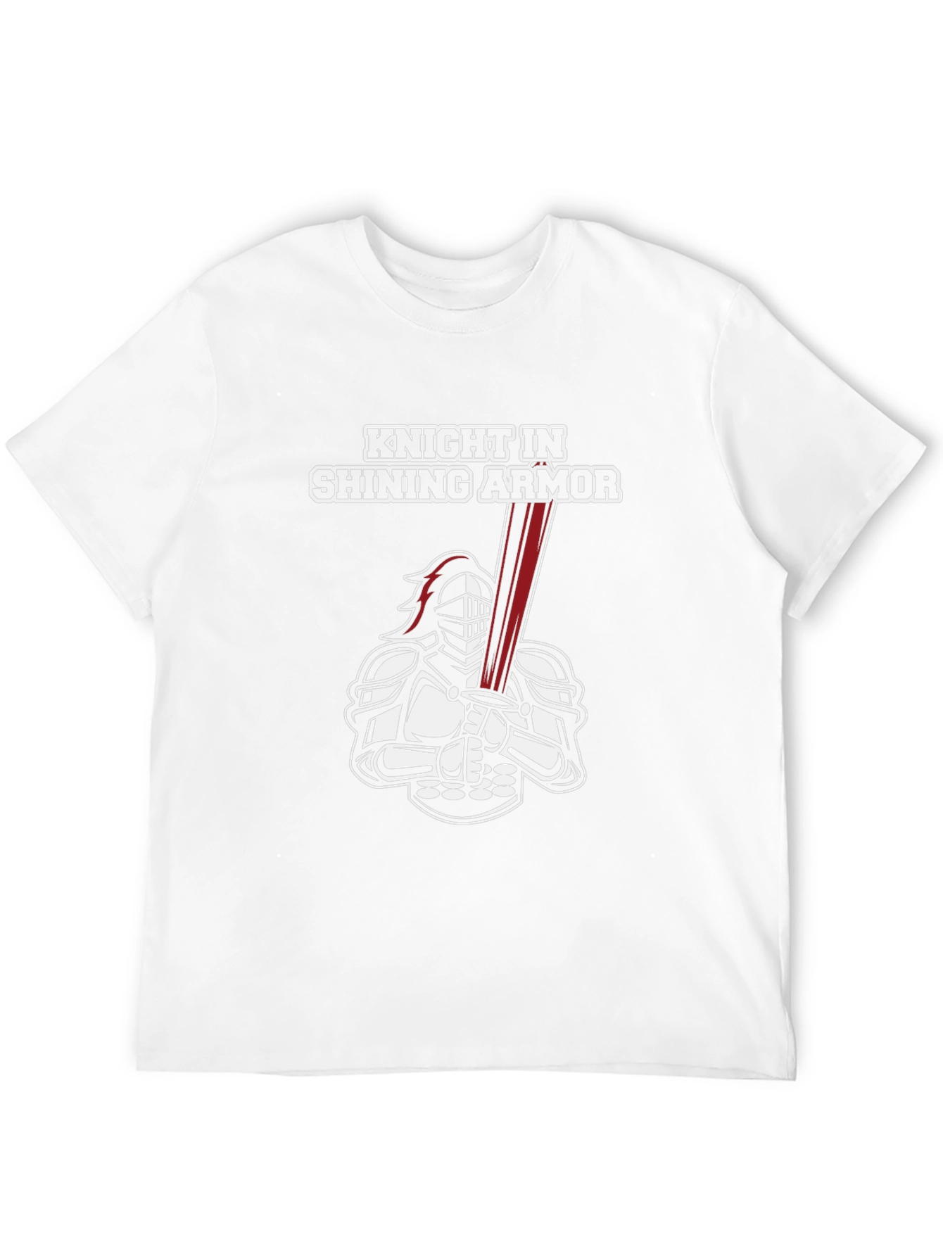 Knight in Shining Armor Graphic Tee - Black