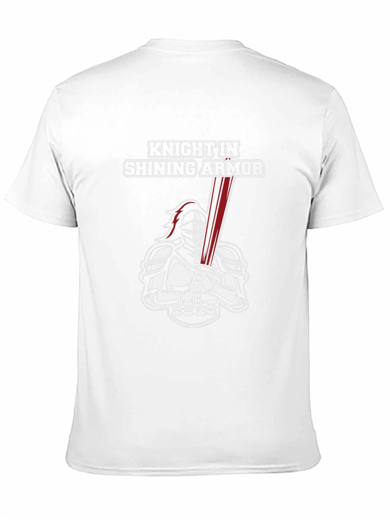 Knight in Shining Armor Graphic Tee - Black