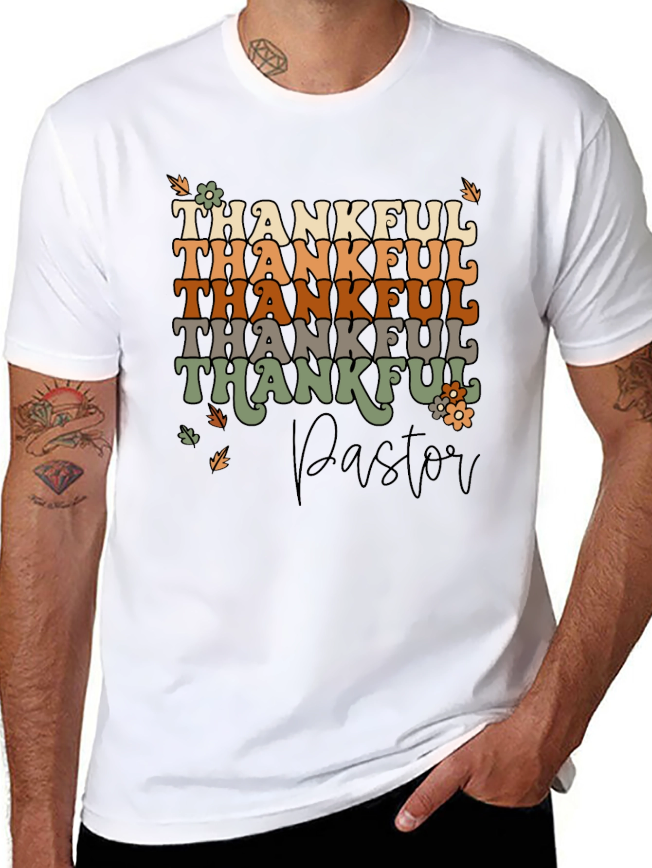Thankful Pastor Graphic T-Shirt