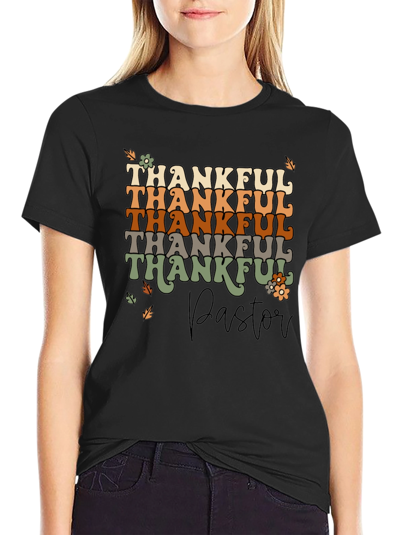 Thankful Pastor Graphic T-Shirt