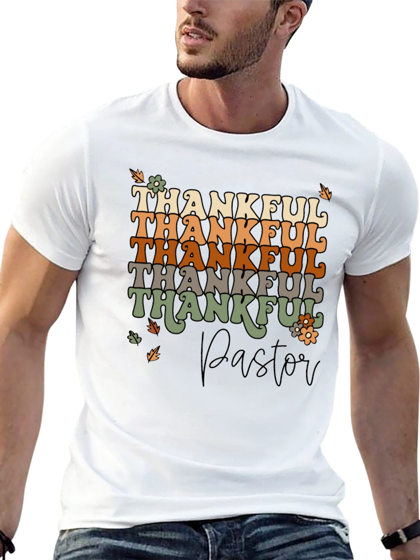 Thankful Pastor Graphic T-Shirt
