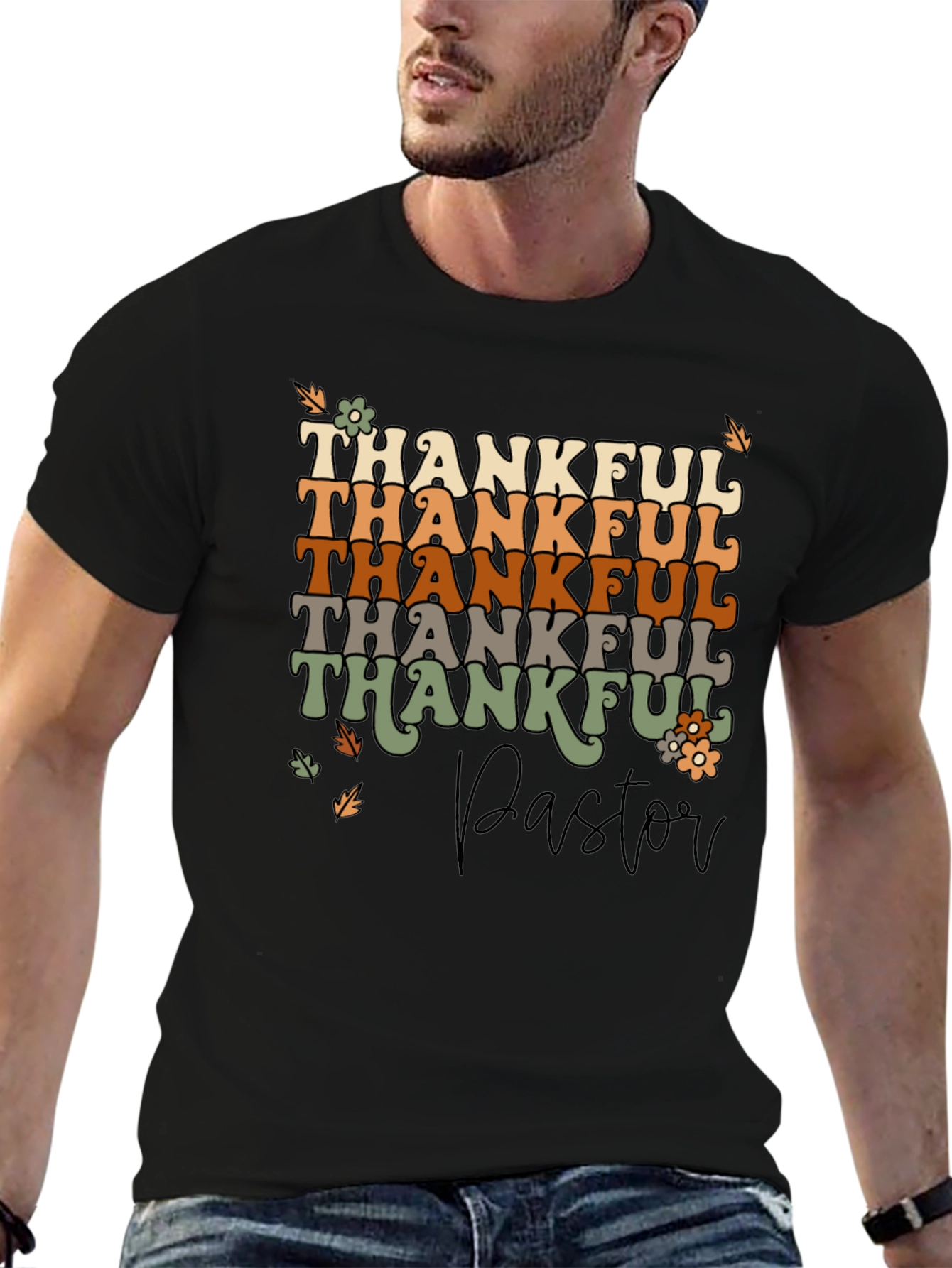 Thankful Pastor Graphic T-Shirt