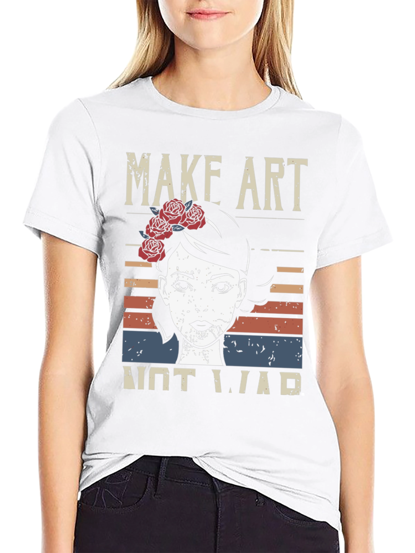 Make Art Not War T-Shirt
