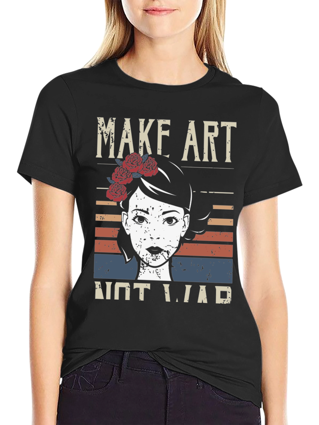 Make Art Not War T-Shirt