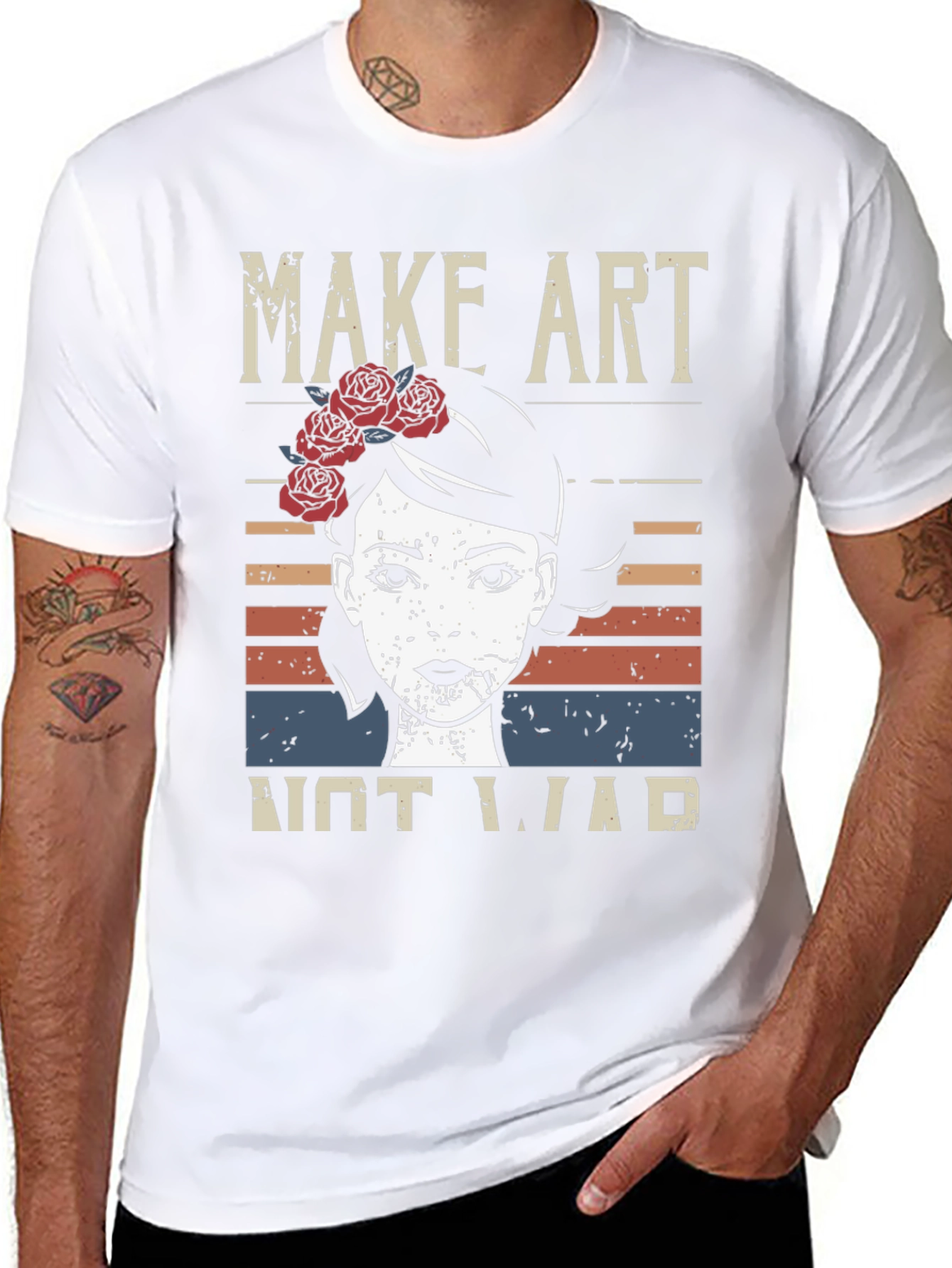 Make Art Not War T-Shirt