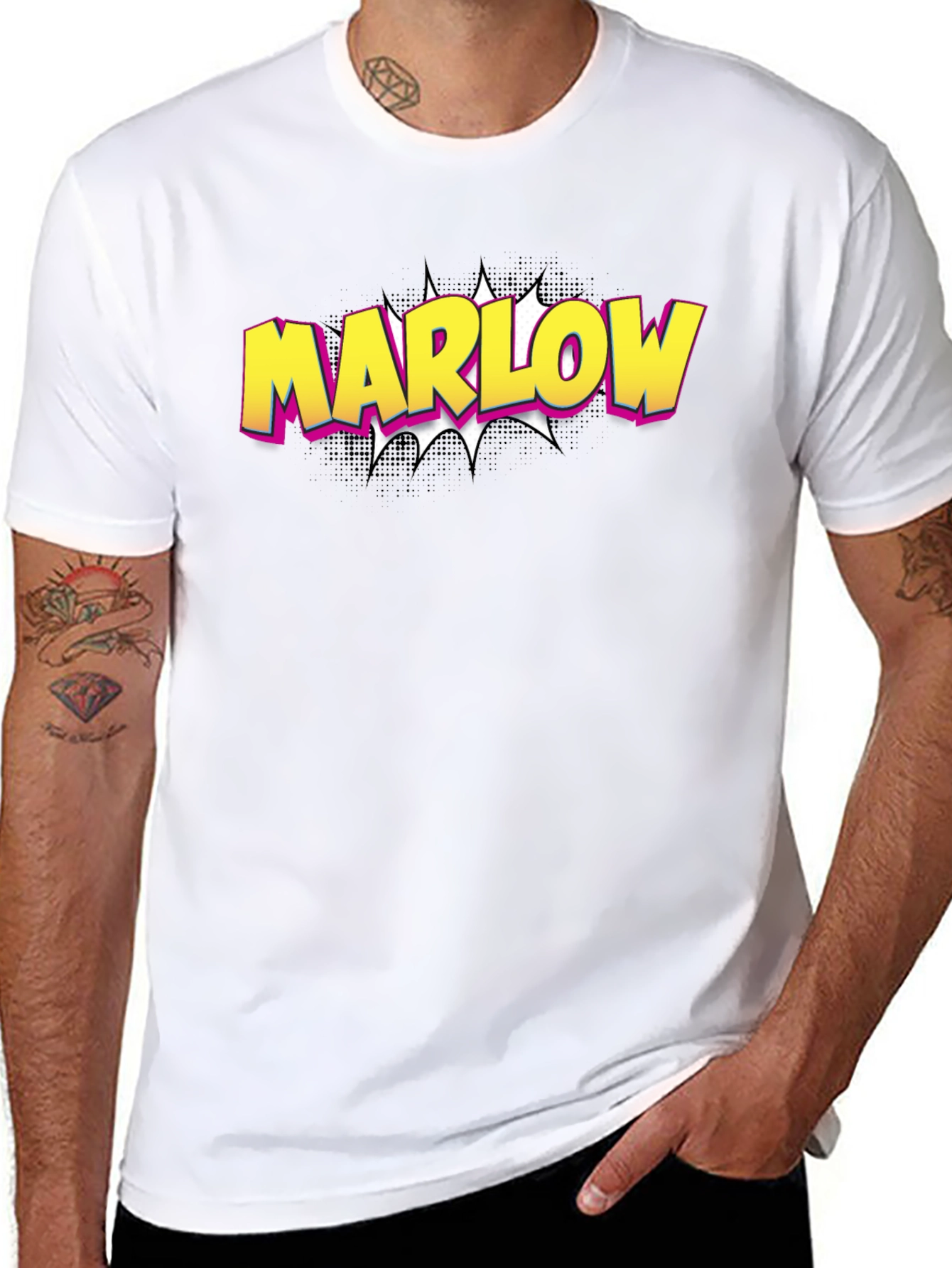 Marlow Comic Style T-Shirt