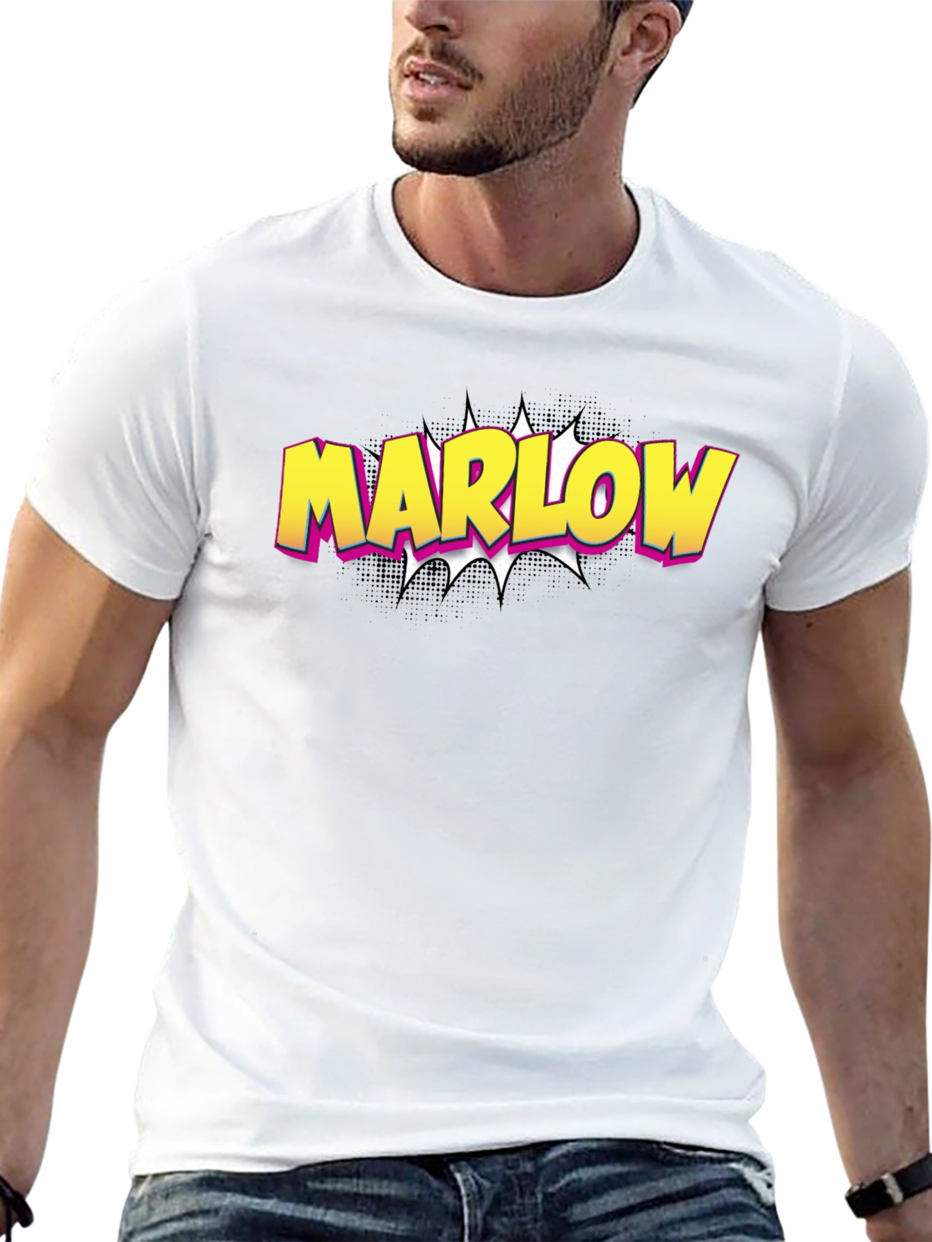 Marlow Comic Style T-Shirt