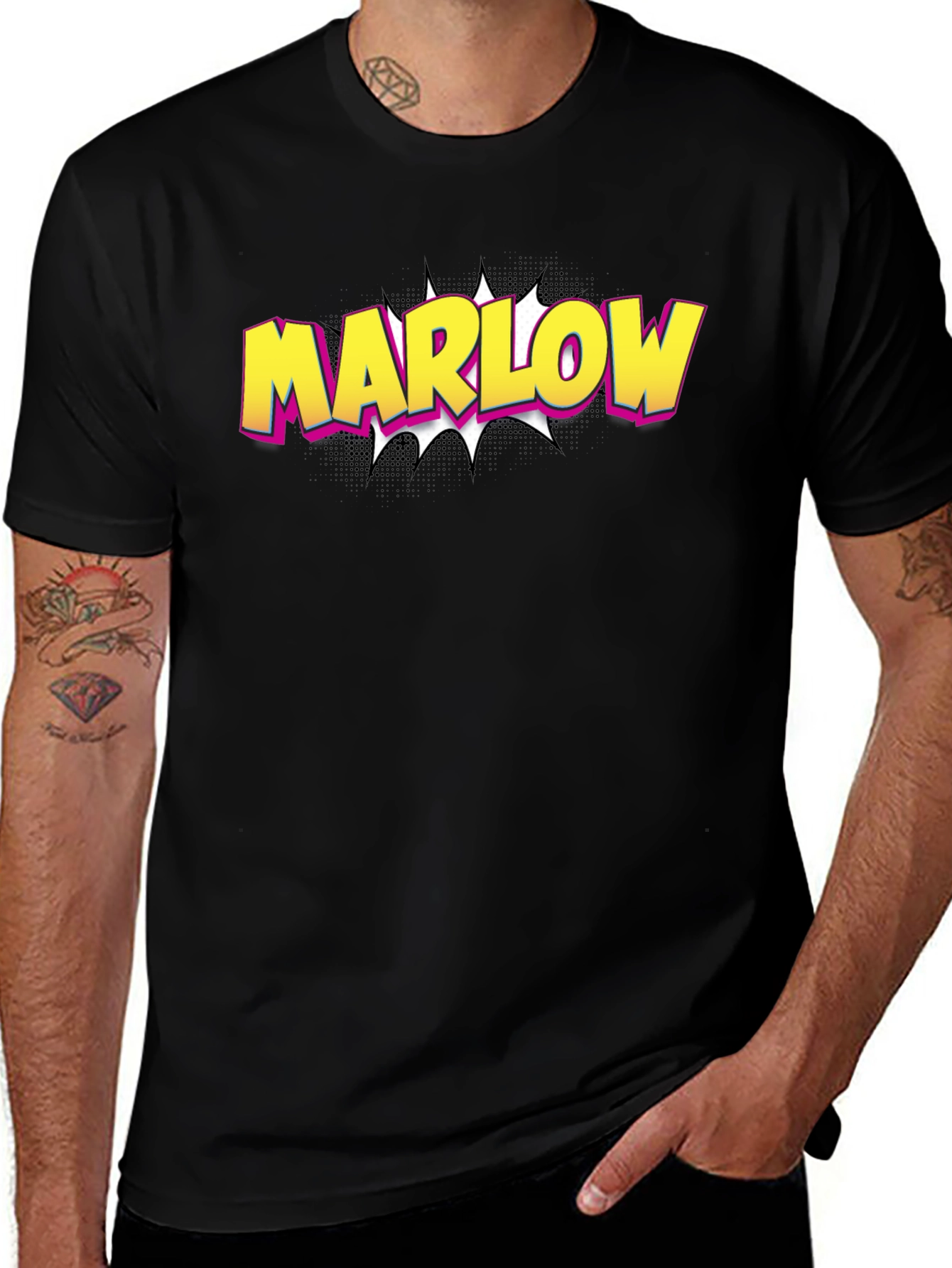 Marlow Comic Style T-Shirt