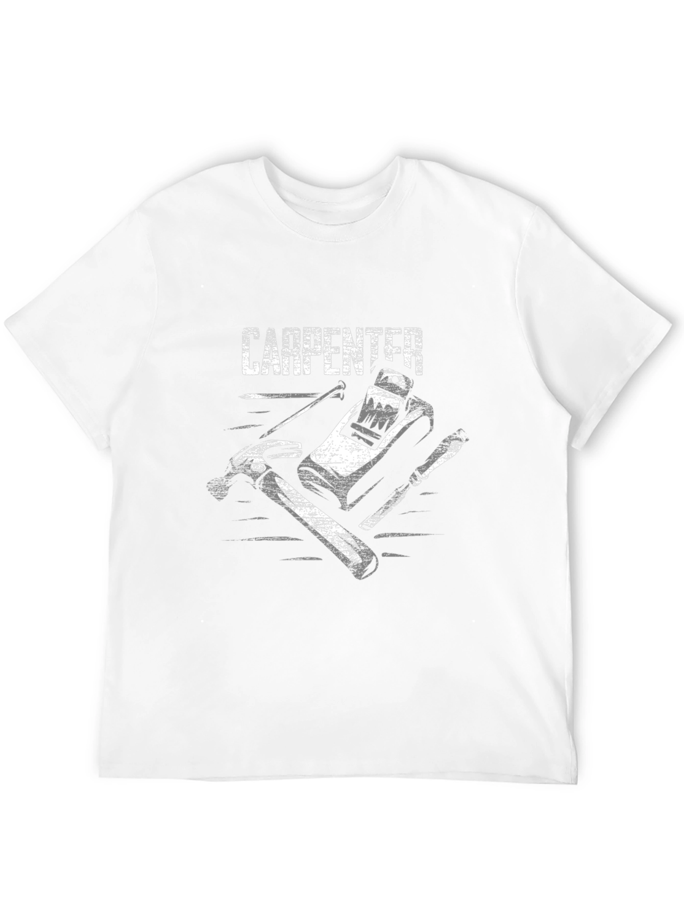 Carpenter Tools Graphic Tee - Black Cotton T-Shirt