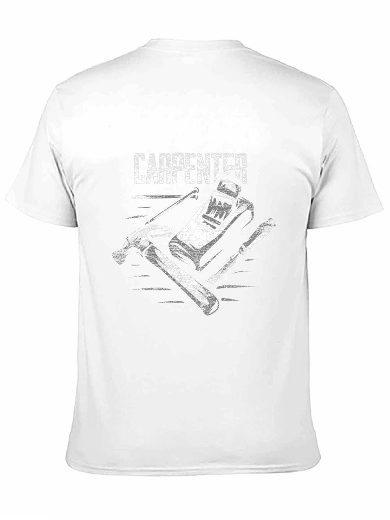 Carpenter Tools Graphic Tee - Black Cotton T-Shirt