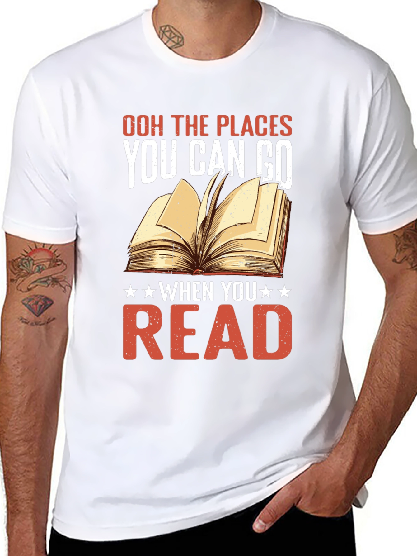 Book Lover T-Shirt - Places You Can Go