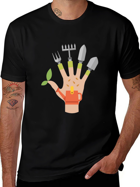 Gardening Hand Graphic T-Shirt