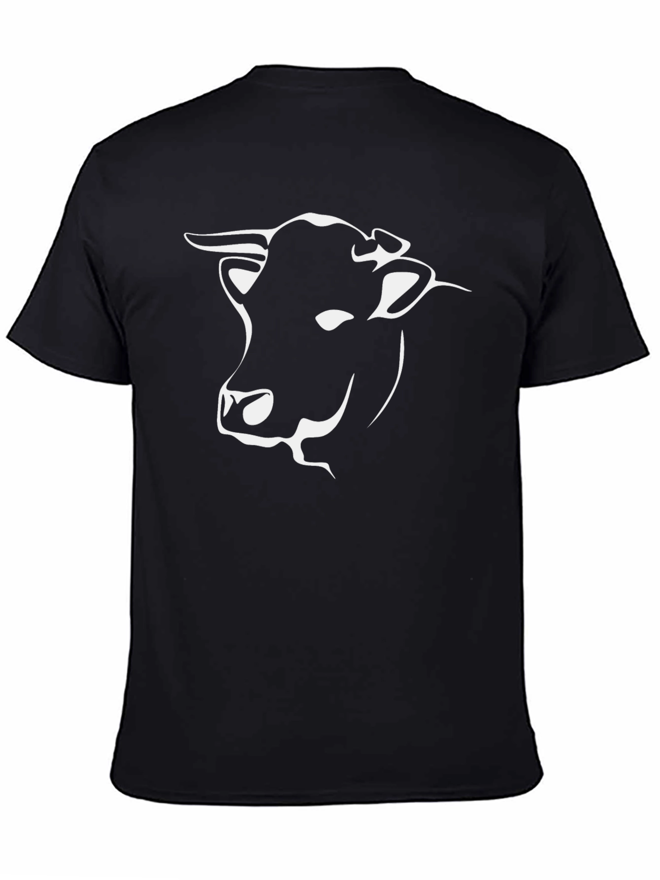 Cool Bull Graphic Tee - Black Cotton T-Shirt