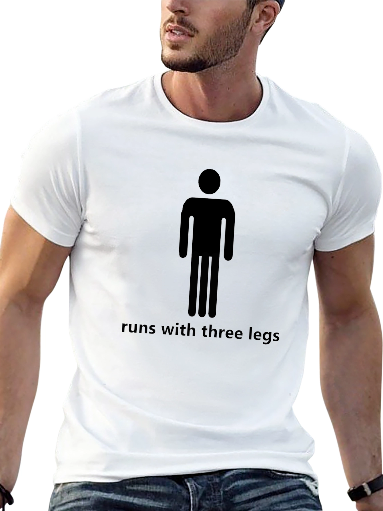Runs With Three Legs Graphic Tee