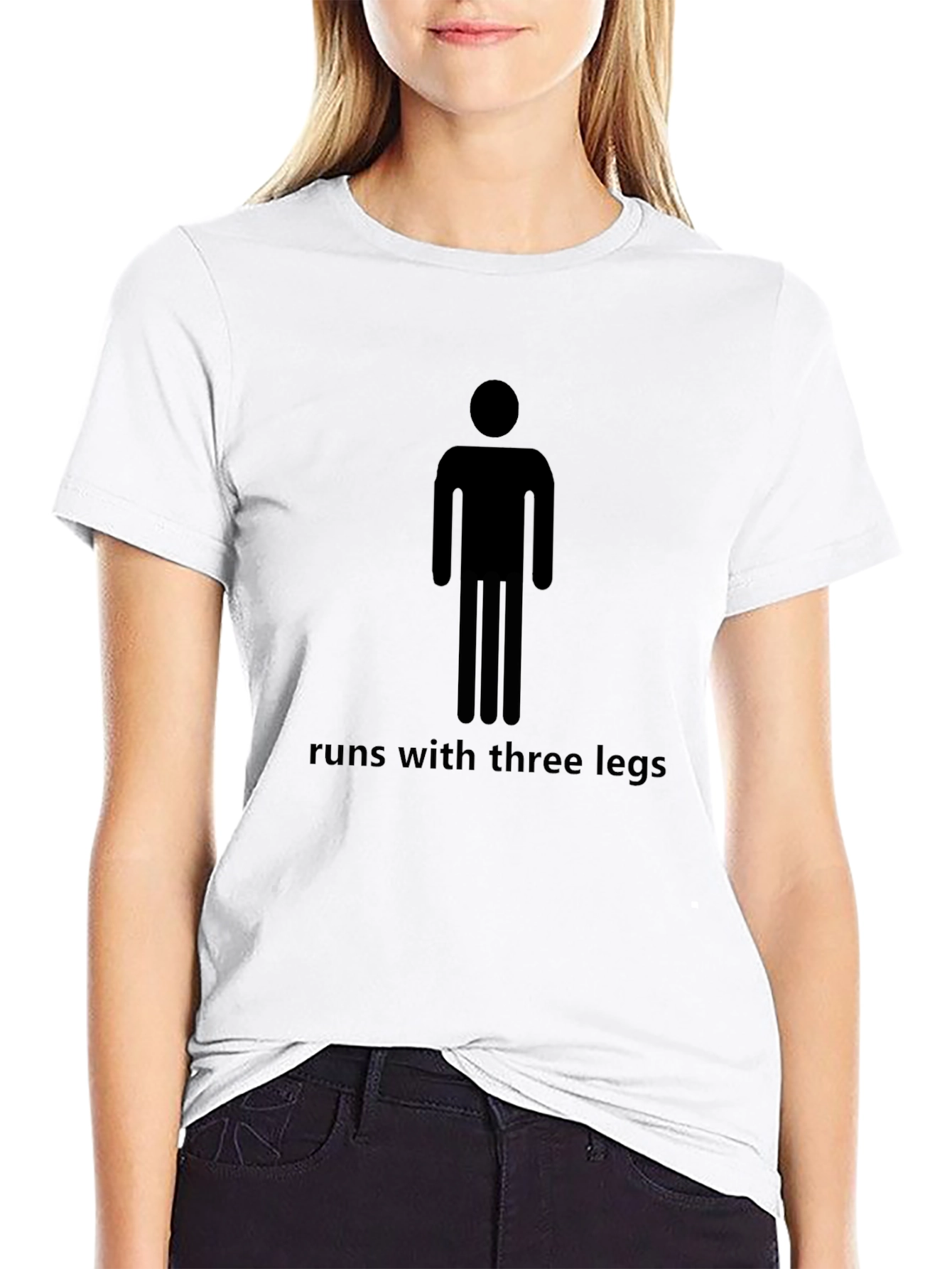Runs With Three Legs Graphic Tee