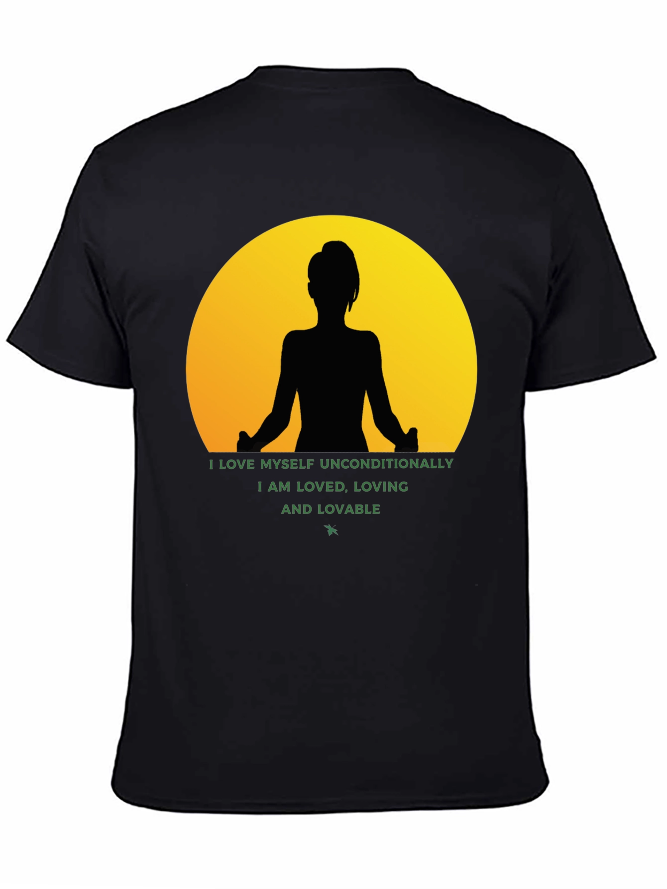 Yoga Silhouette Graphic Tee - Self Love T-Shirt