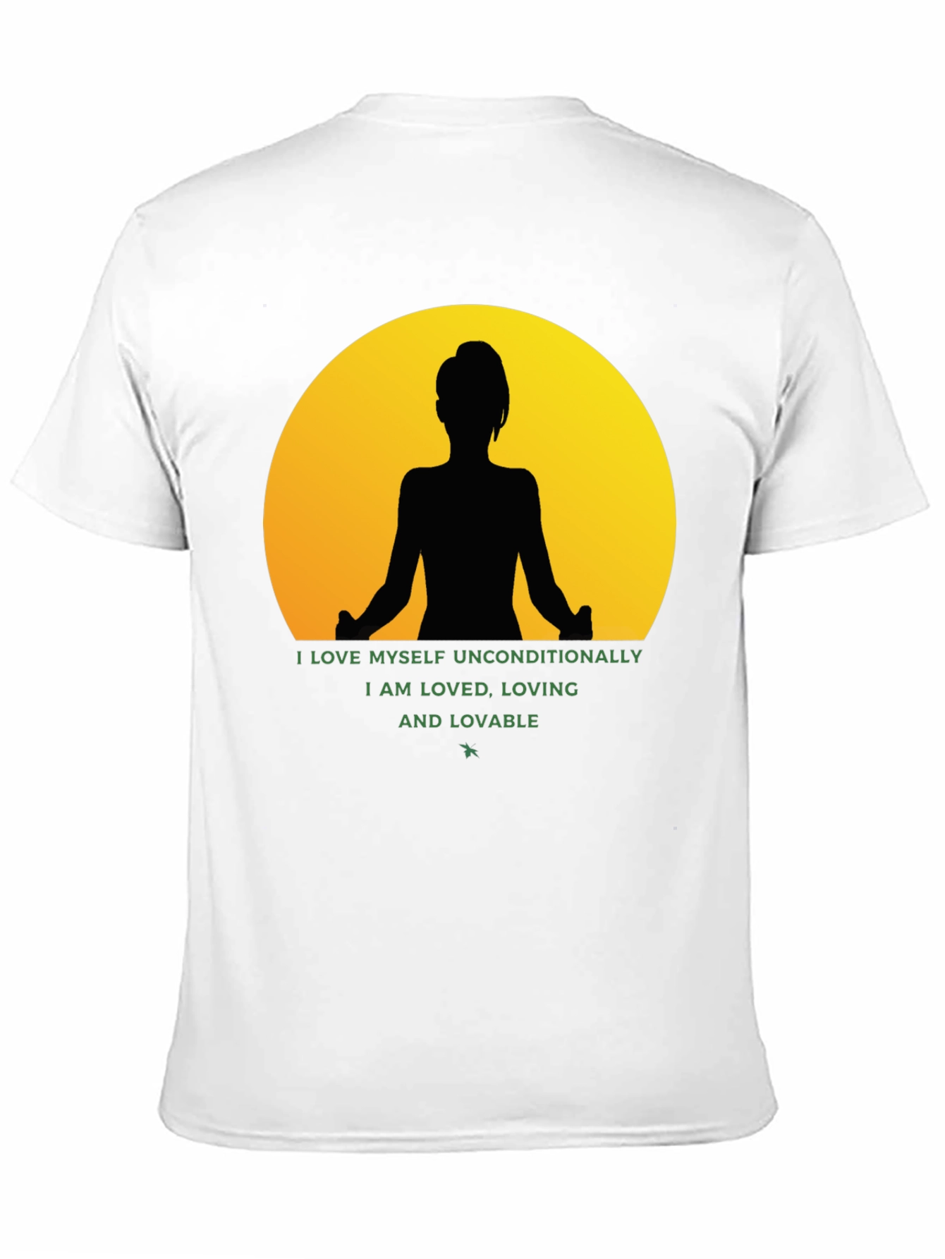 Yoga Silhouette Graphic Tee - Self Love T-Shirt