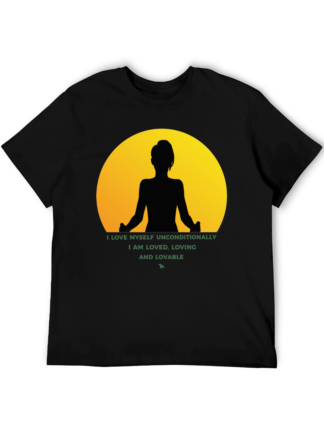 Yoga Silhouette Graphic Tee - Self Love T-Shirt