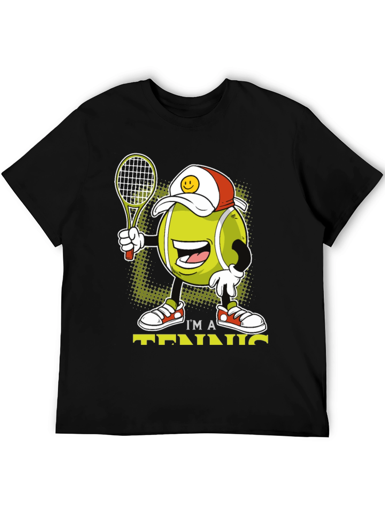 Funny Tennis Cartoon T-Shirt