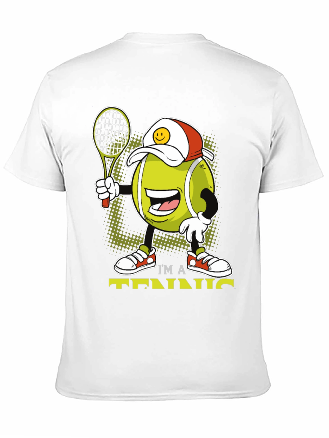 Funny Tennis Cartoon T-Shirt
