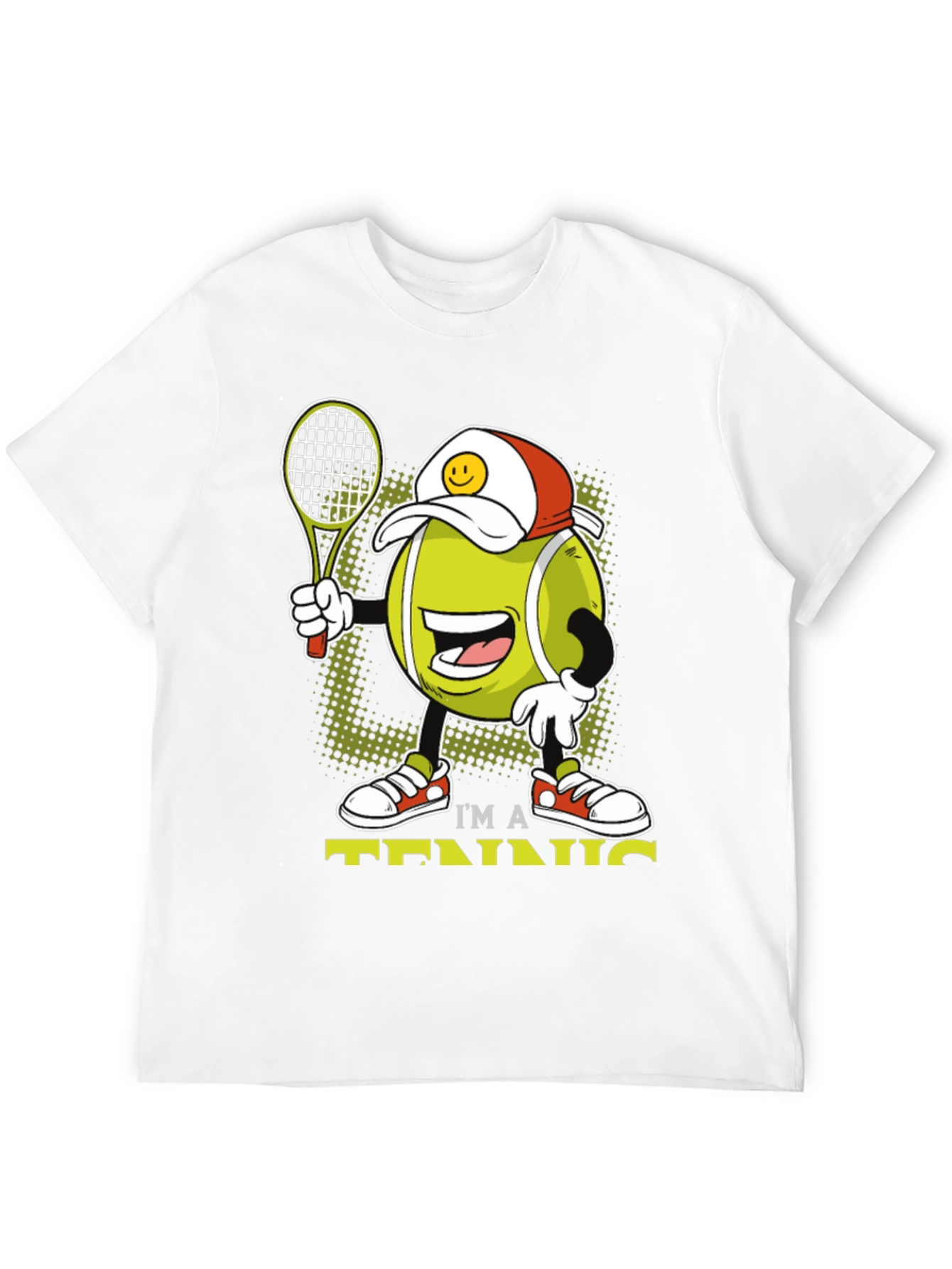 Funny Tennis Cartoon T-Shirt