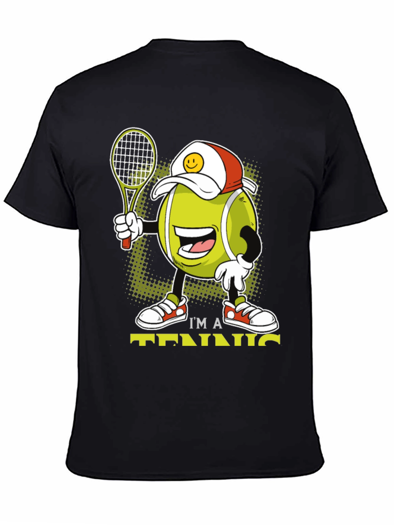 Funny Tennis Cartoon T-Shirt