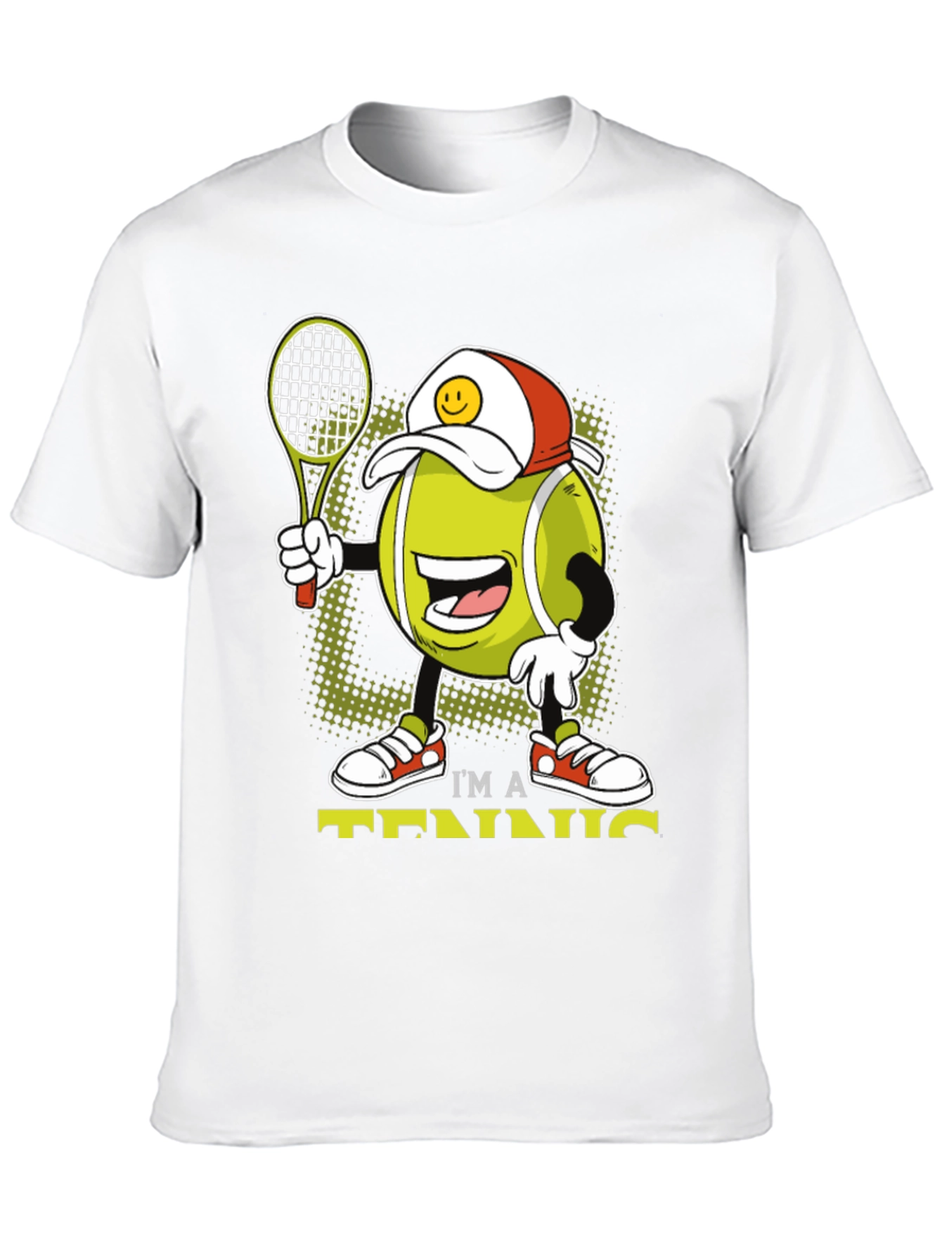 Funny Tennis Cartoon T-Shirt
