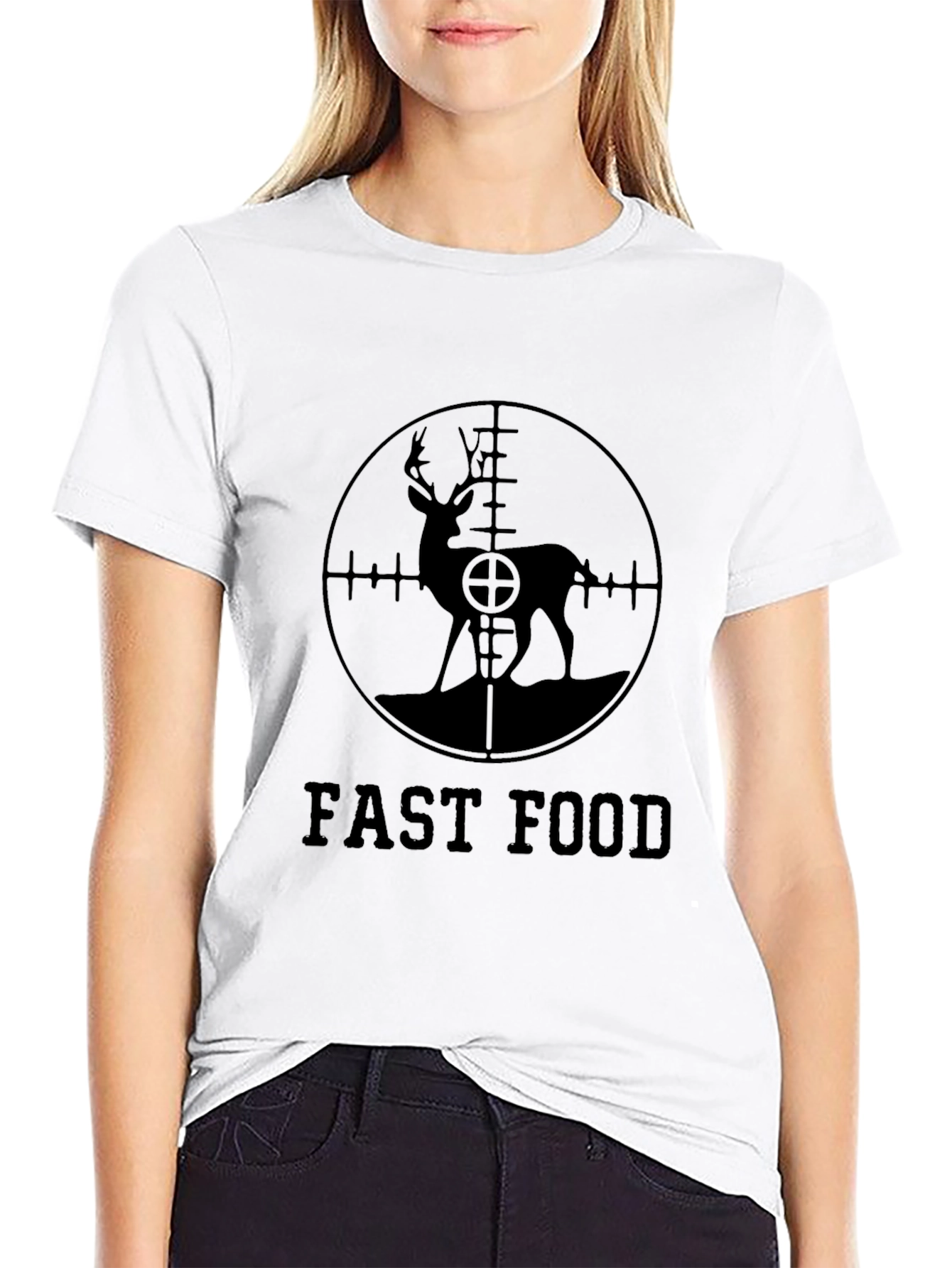 Fast Food Deer Hunting T-Shirt