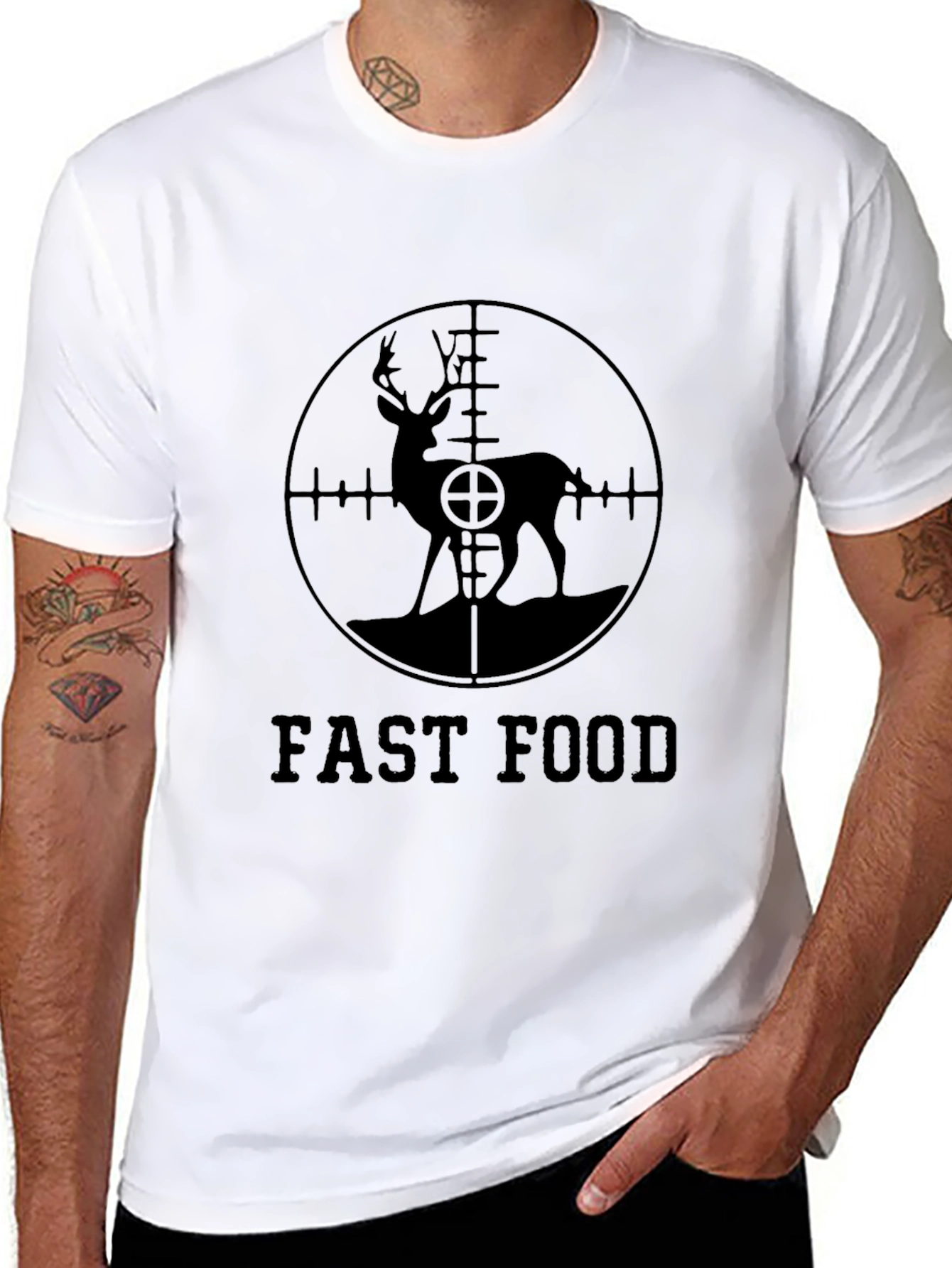 Fast Food Deer Hunting T-Shirt