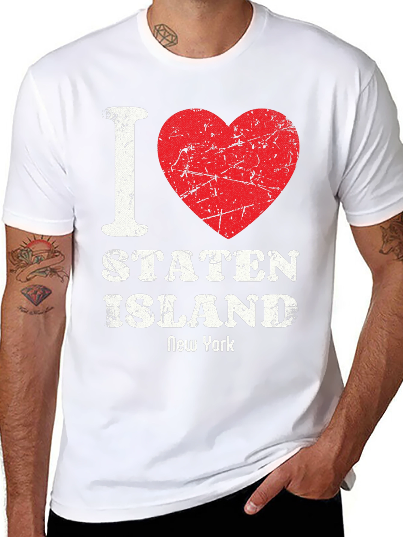 I Love Staten Island New York T-Shirt