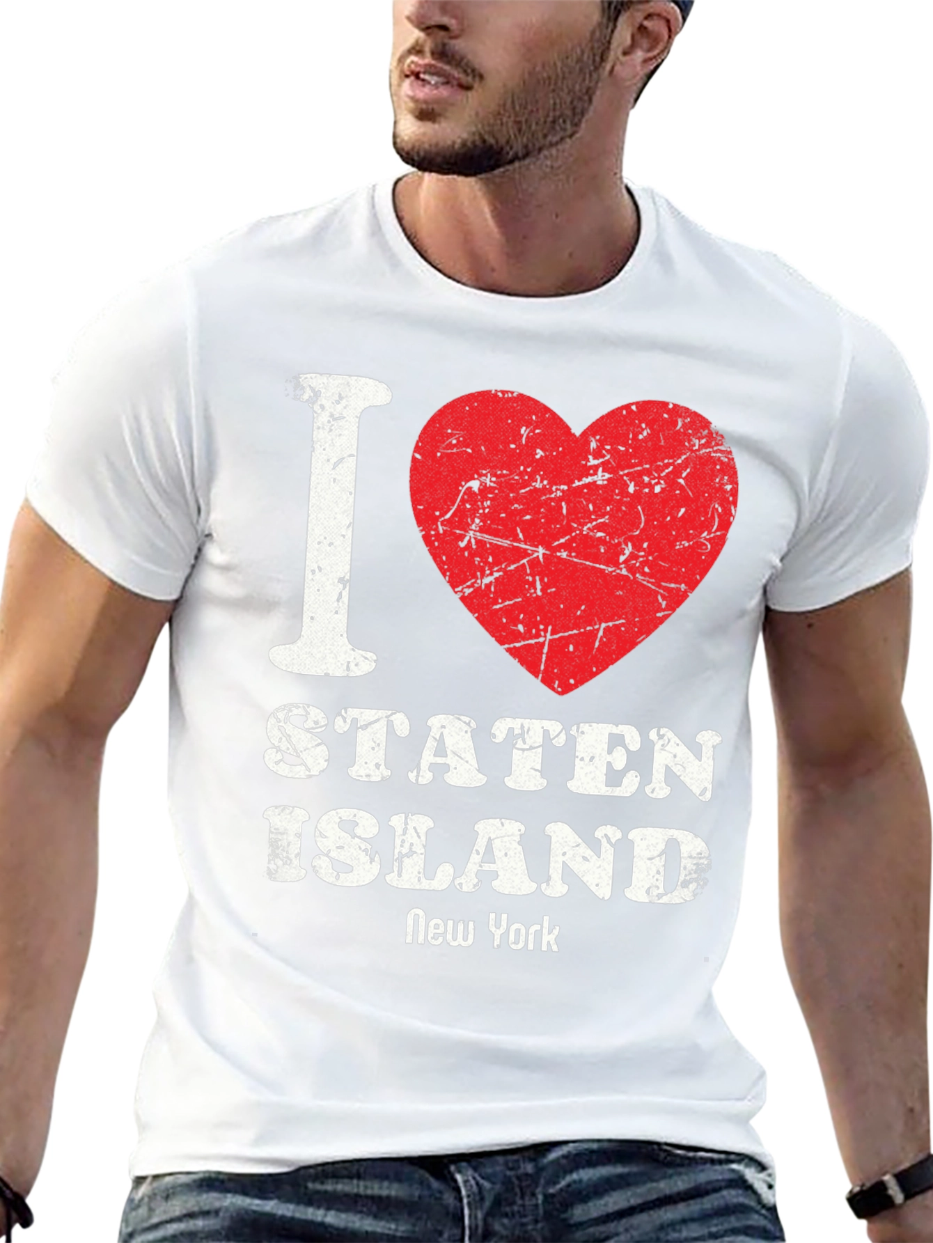 I Love Staten Island New York T-Shirt