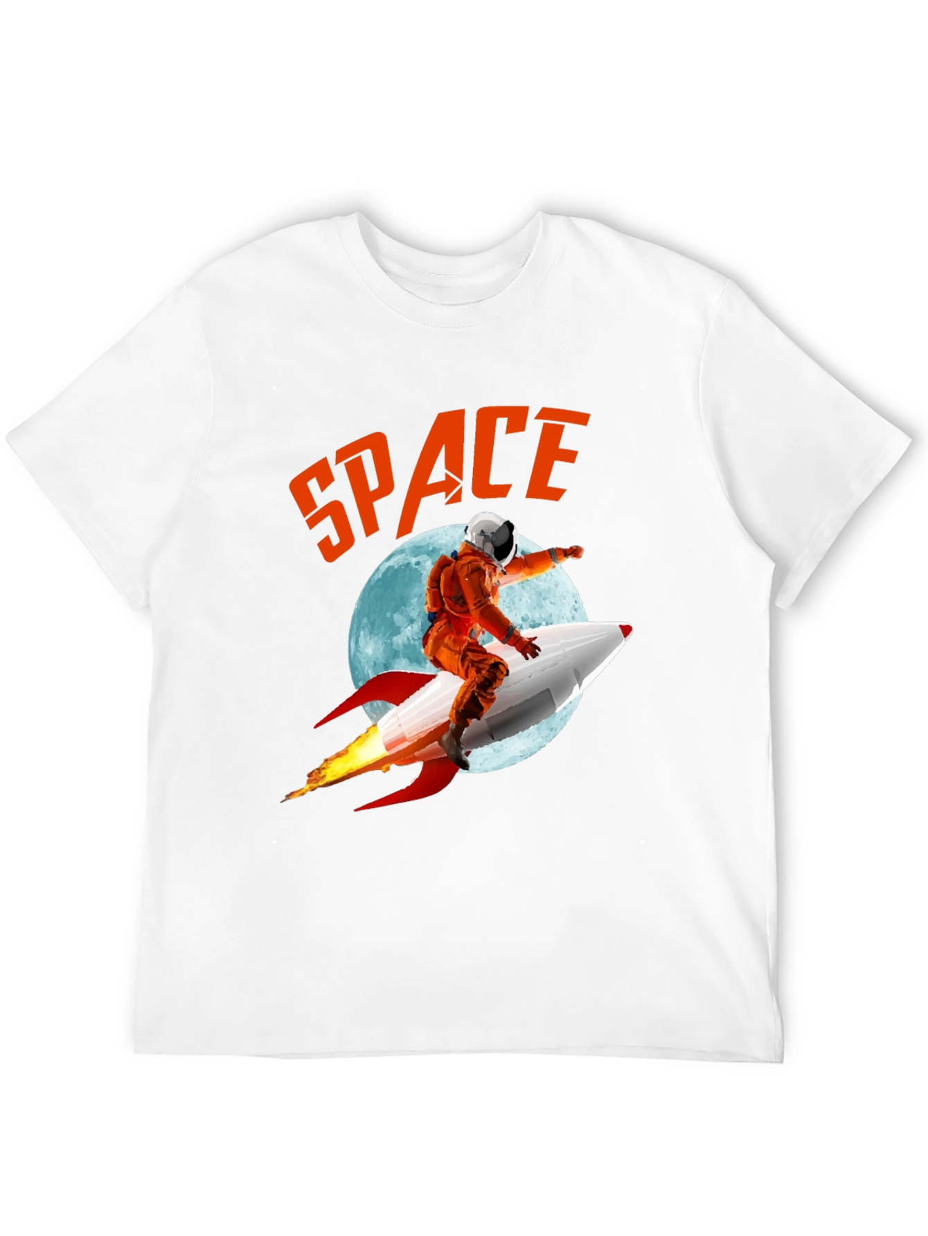 Retro Space Rocket Ride T-Shirt